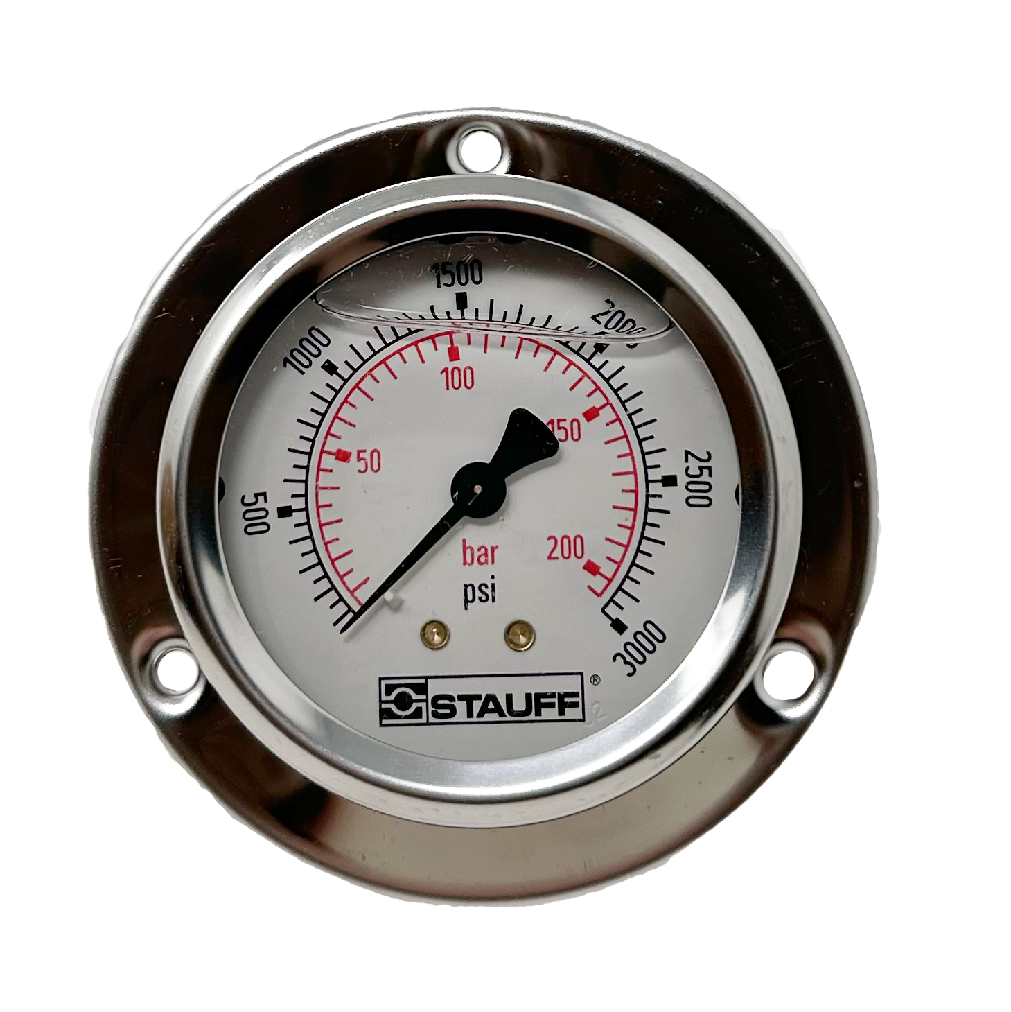 SPG-063-03000-05-P-N04-F : Stauff Pressure Gauge, 2.5
