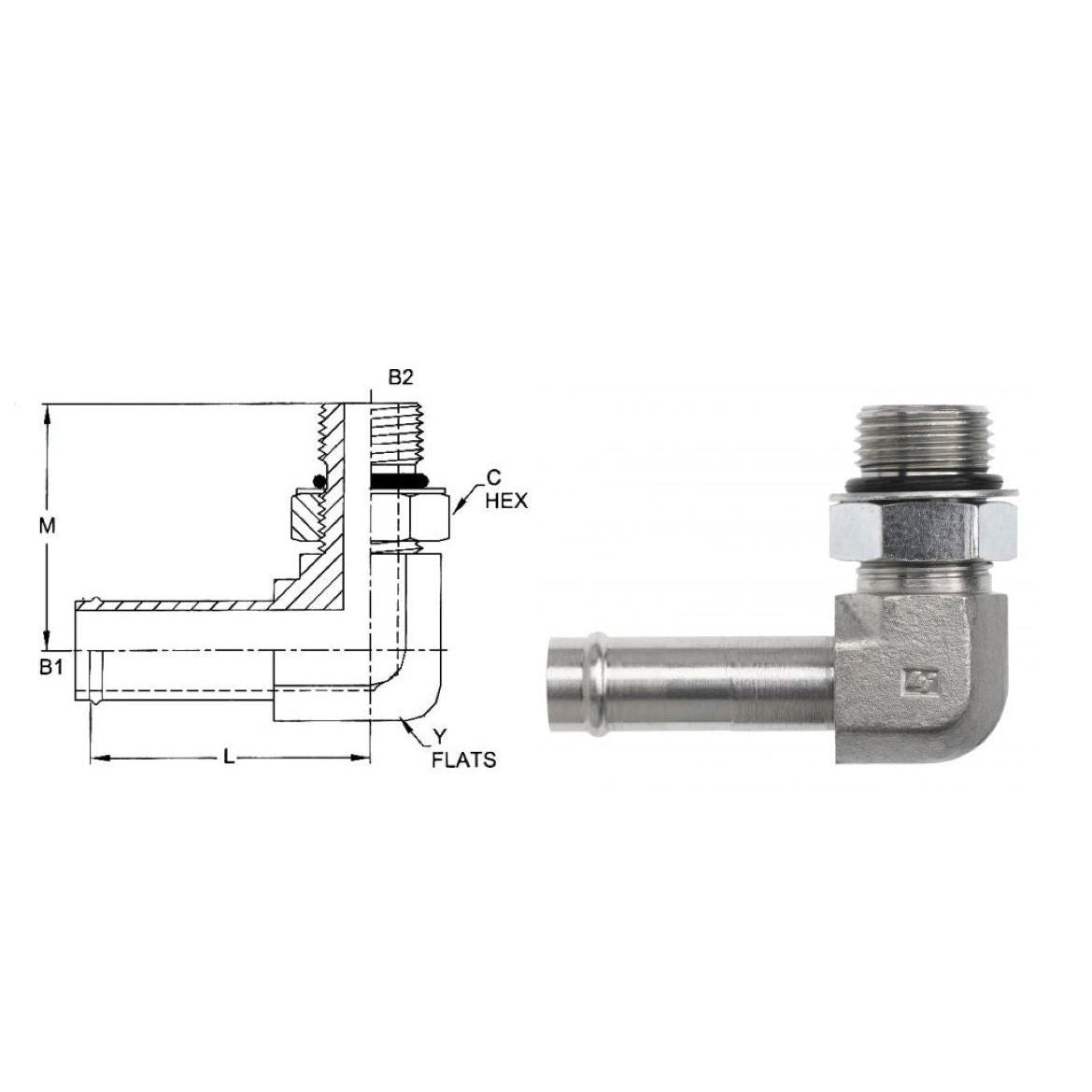 325-12D BRASS FUEL L. COUPLER 3/4 HOSE BARB X 1/2P