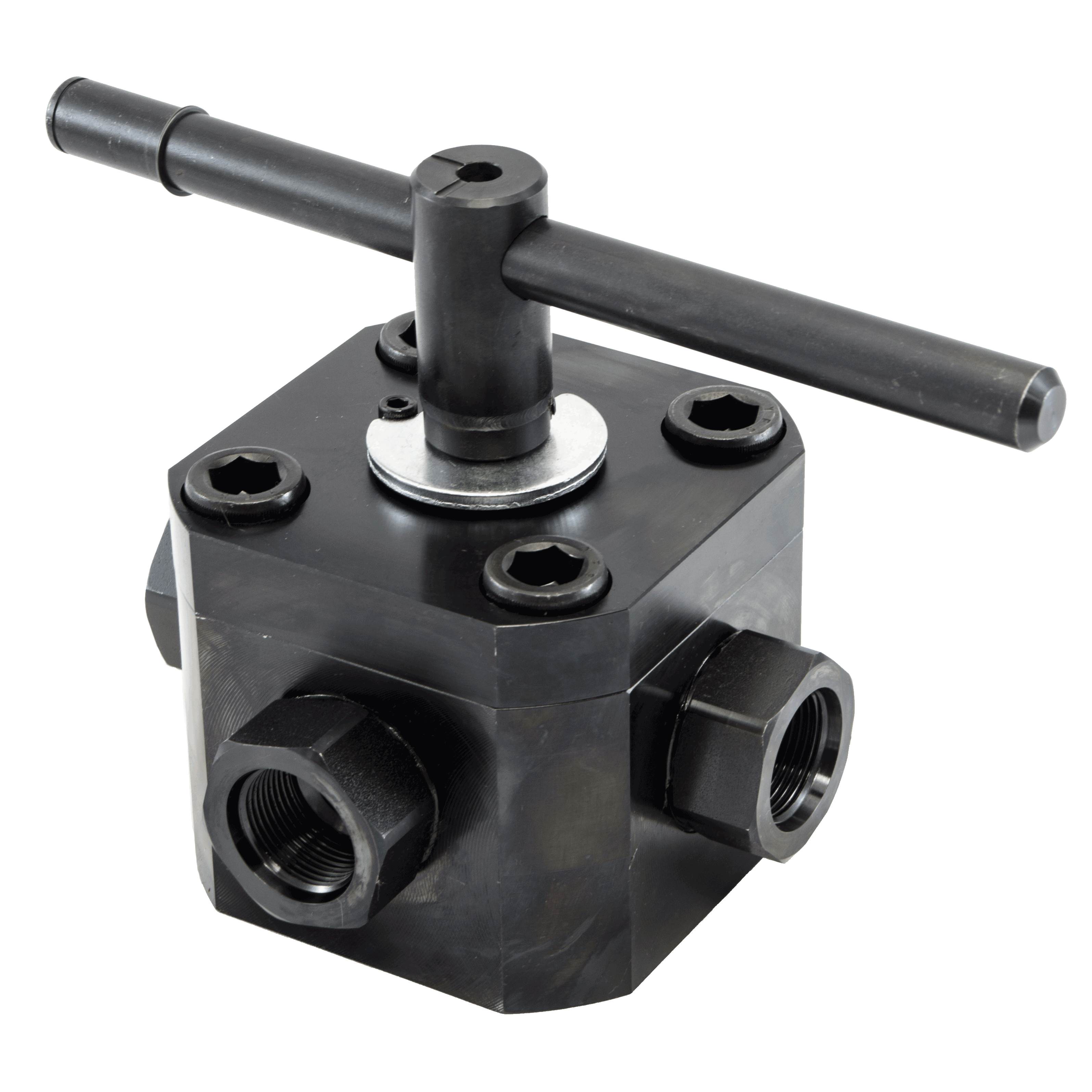 BV3H-0500S-A-1111 : DMIC 3-Way Diverter Ball Valve, #8 SAE (1/2), Carbon  Steel, 6000psi, Three-Way