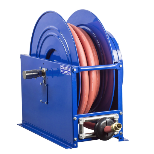 1185-2528 Manual Rewind Hose Reel for 46m of 38mm for Air, Water, Oil & Fuel