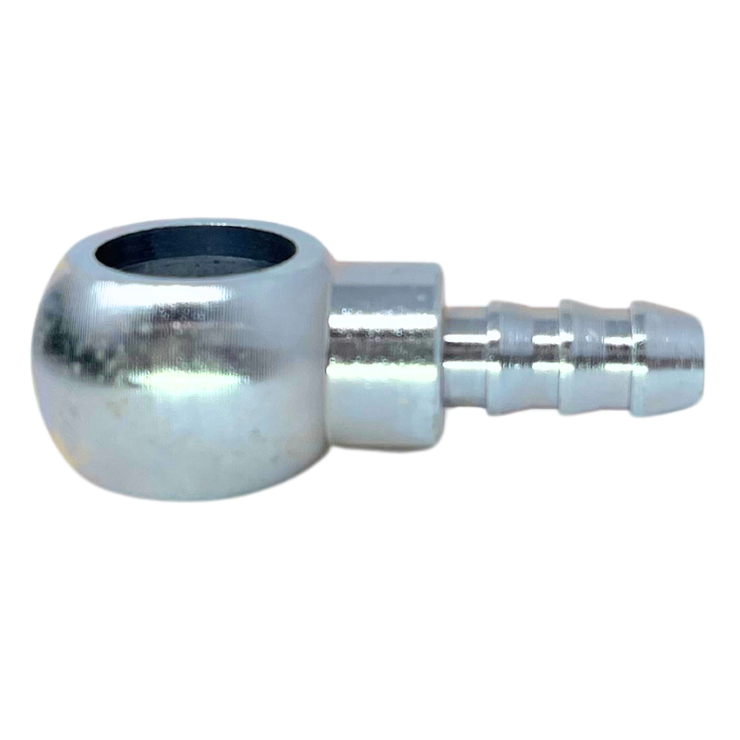 3059HB-08-08 : Adaptall Straight Steel Banjo Adapter, 1/2" (-08) Hose Barb x G 1/2-14 (-08) BSPP Banjo