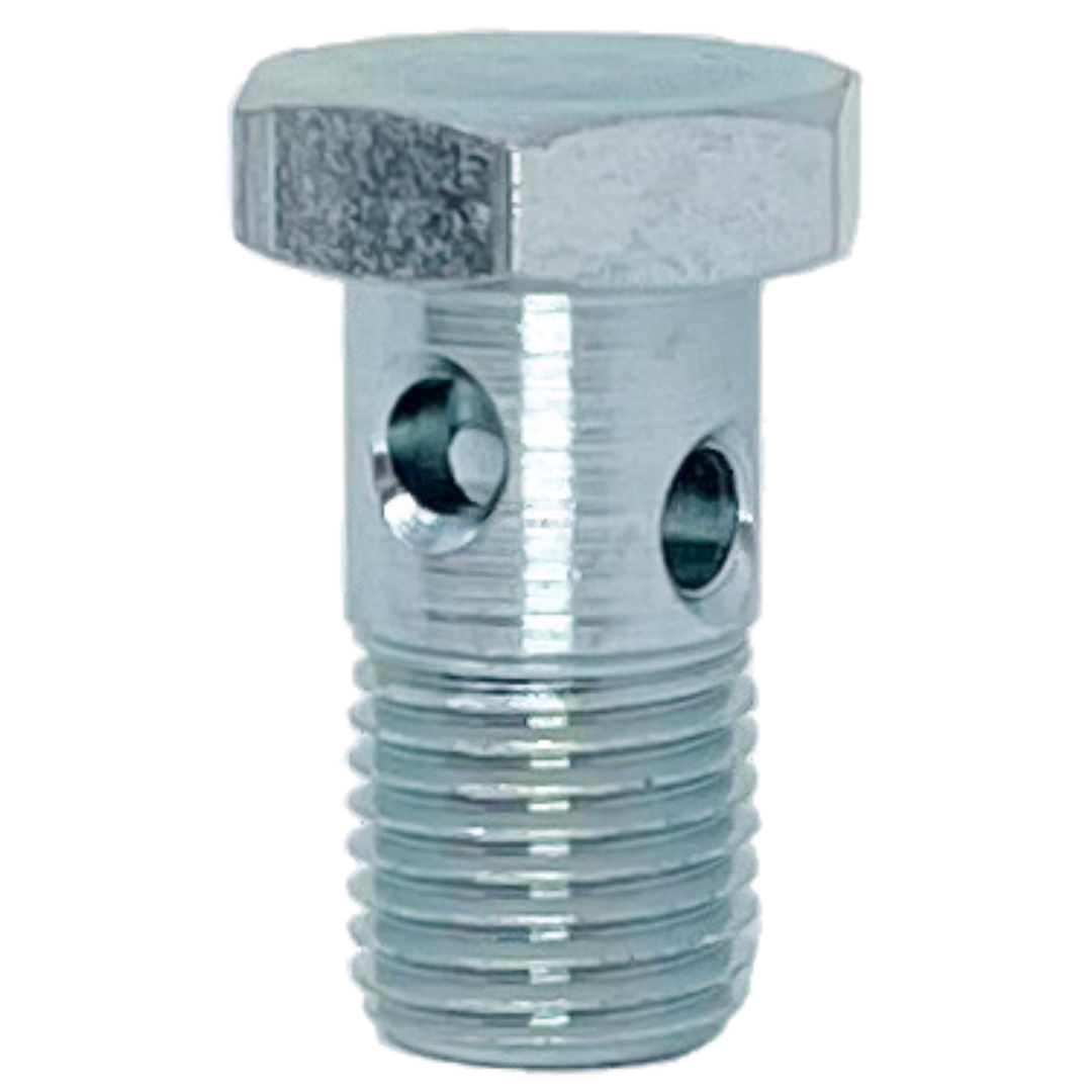 3068-20-150 : Adaptall Steel Banjo Bolt, M20 X 1.5 (20mm) Male Metric