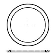 3500-14MM : Adaptall Copper Sealing Washers, M14 X 1.5 (14mm) Metric