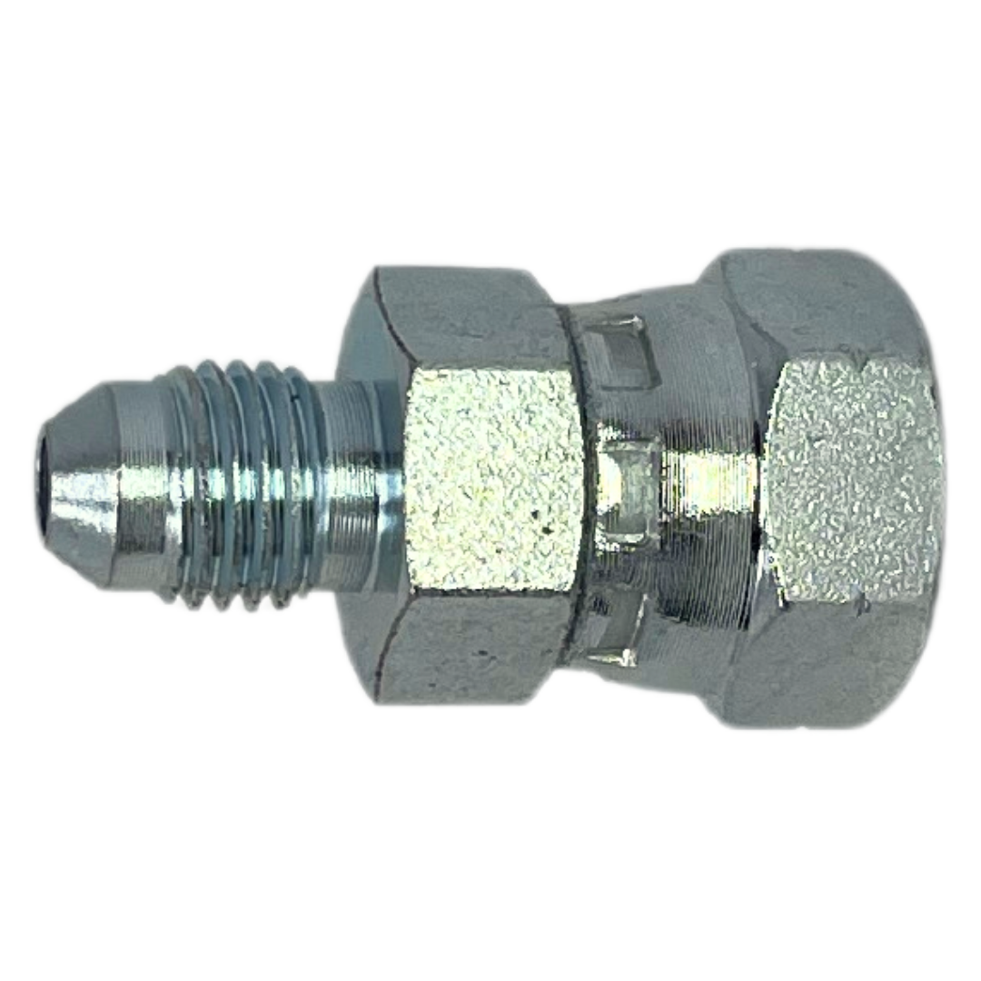 9240-16-16 : Adaptall Straight Steel Adapter, 1-5/16-12 (-16) Male JIC x 1-11 (-16) Female BSPP Swivel