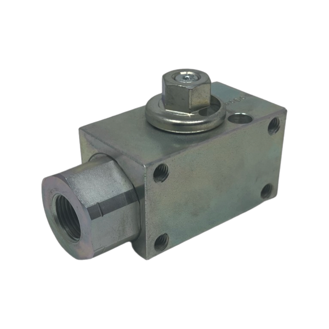 AV2N1-1/4R-11NV : AFP 2-Way Excavator Style Ball Valve, 7250psi rated, Steel, 1.25" NPT Reduced Bore