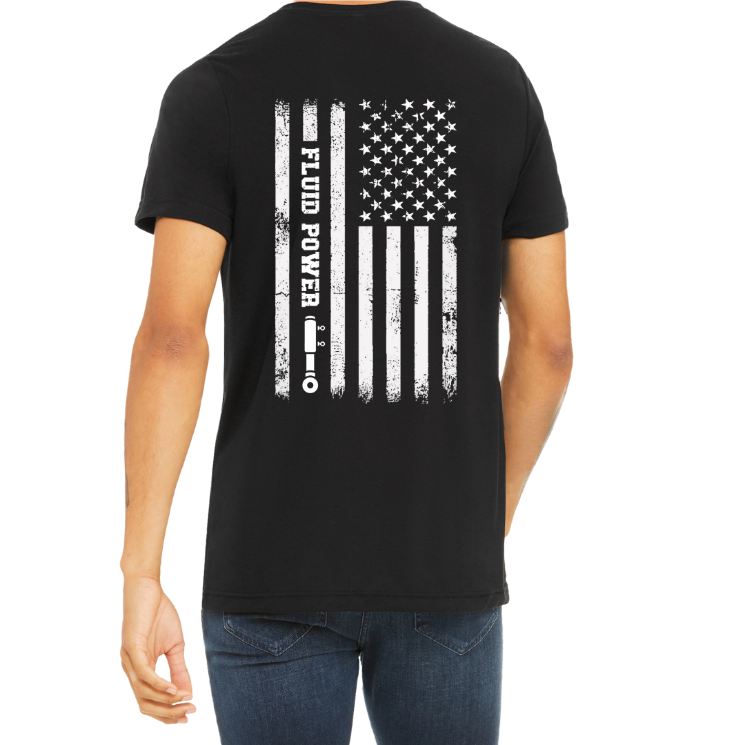 AMERICAN FLUID POWER SHIRT - Stylish and Fun Hydraulic Themed T-Shirt - Fluid Power Fashion by OneHydraulics