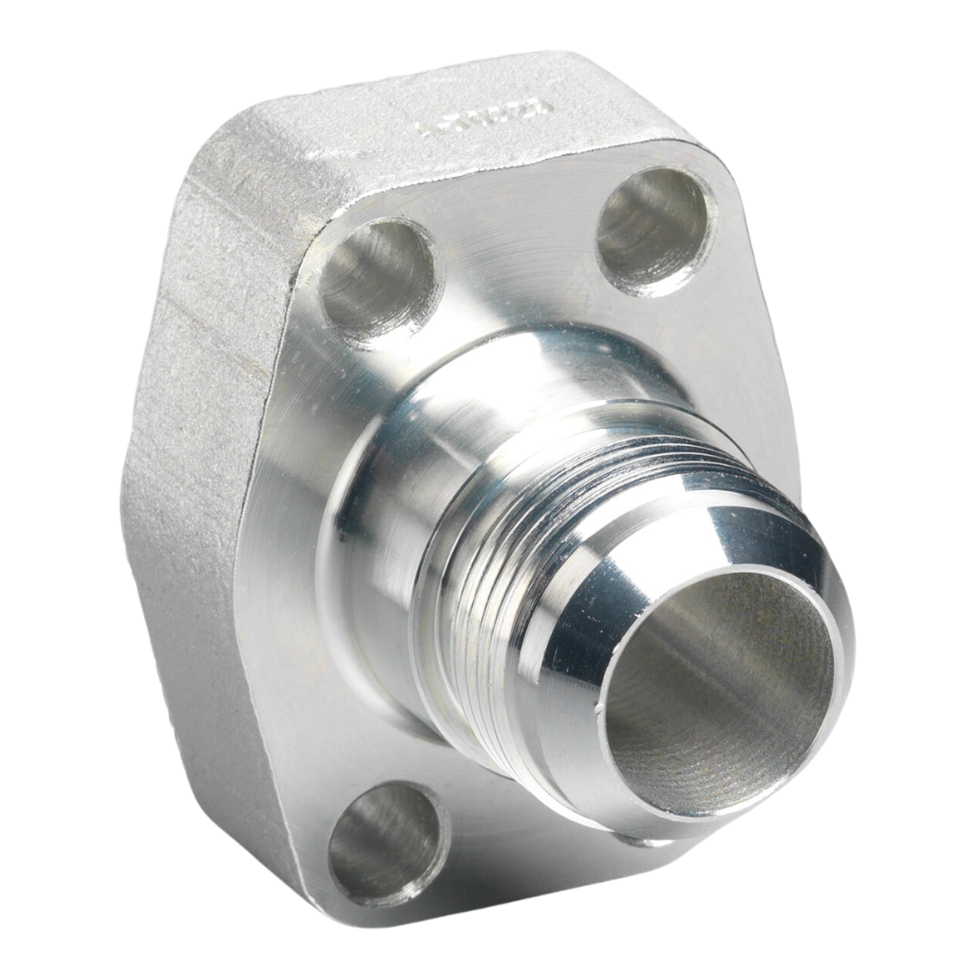 W300-8-8U : AFP JIC Threaded Flange with O-Ring Groove, Steel, 0.5 (1/2") JIC x 0.5 (1/2") Code 61, includes Flange, Bolts, O-Rings