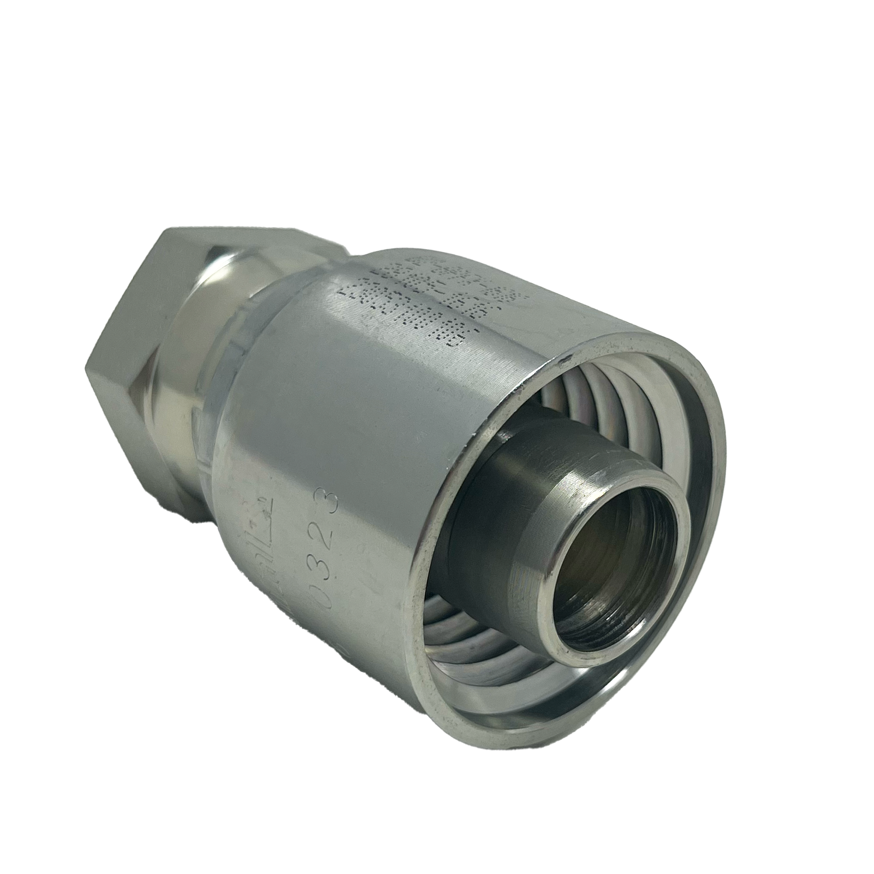 B2-BPFX-1616: Continental Hose Fitting, 1" Hose ID x 1-11 Female BSPP, Straight Swivel Connection