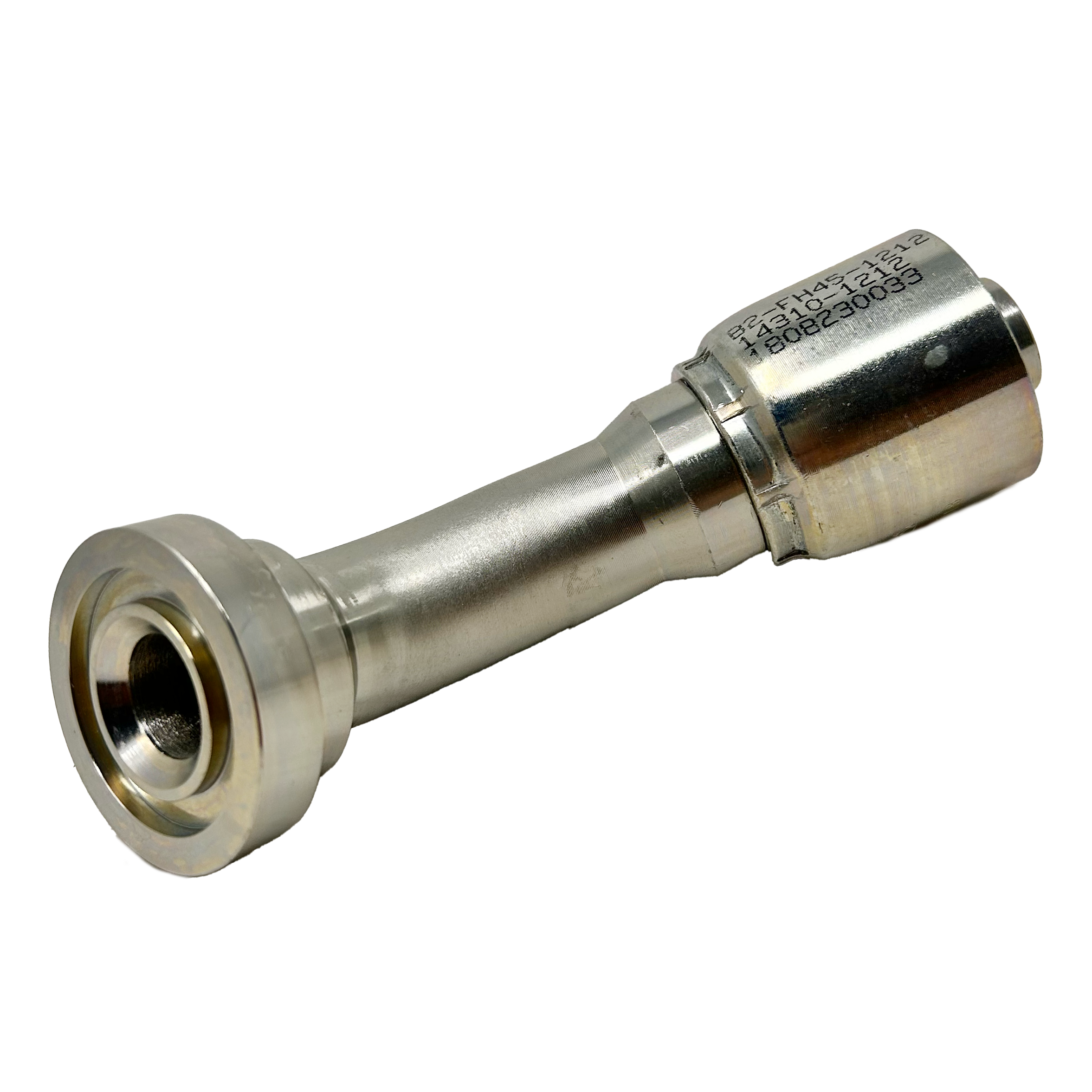 B2-FH45-1212: Continental Hose Fitting, 0.75 (3/4") Hose ID x 0.75 (3/4") Code 62, 45-Degree Connection