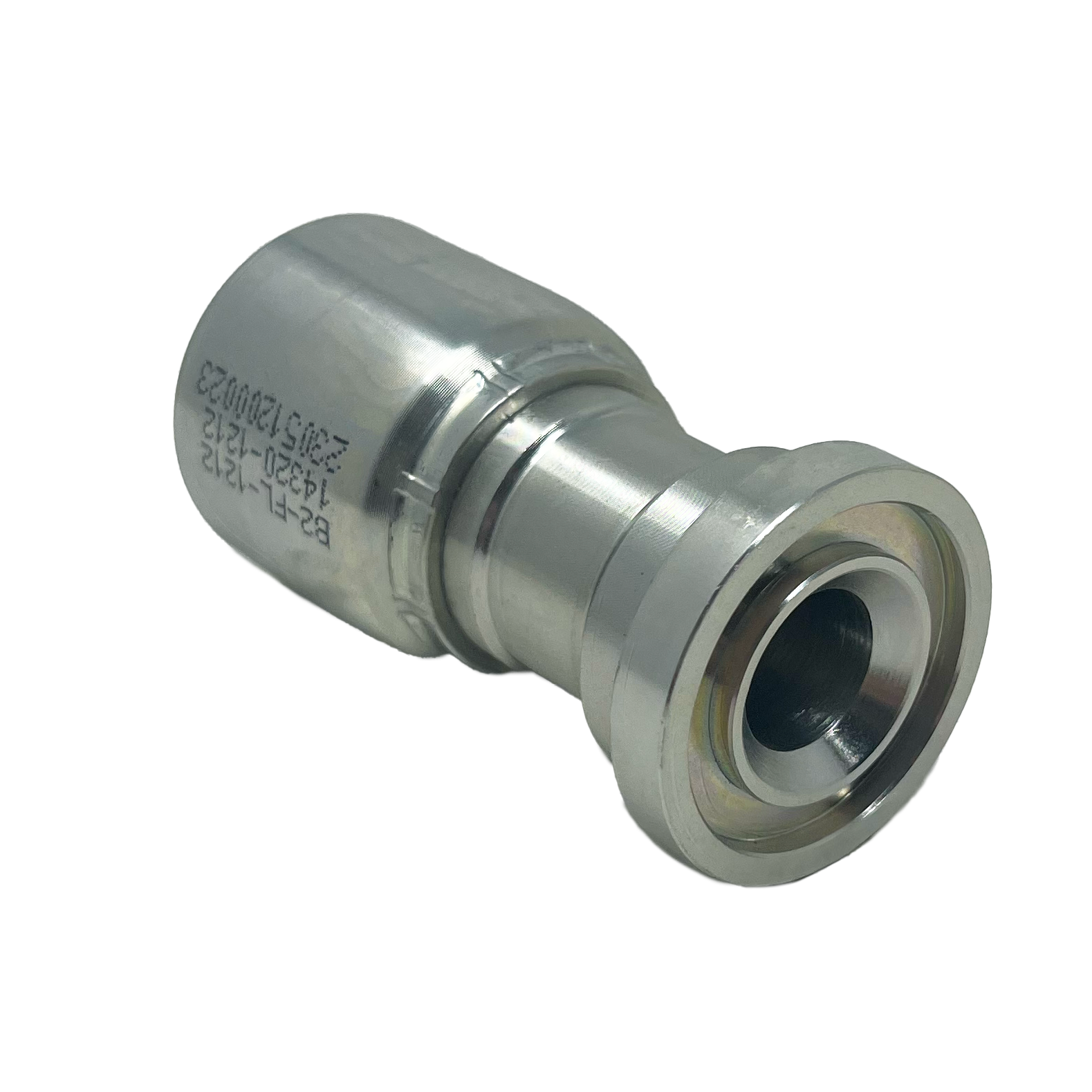 B2-FL-1212: Continental Hose Fitting, 0.75 (3/4") Hose ID x 0.75 (3/4") Code 61, Straight Connection