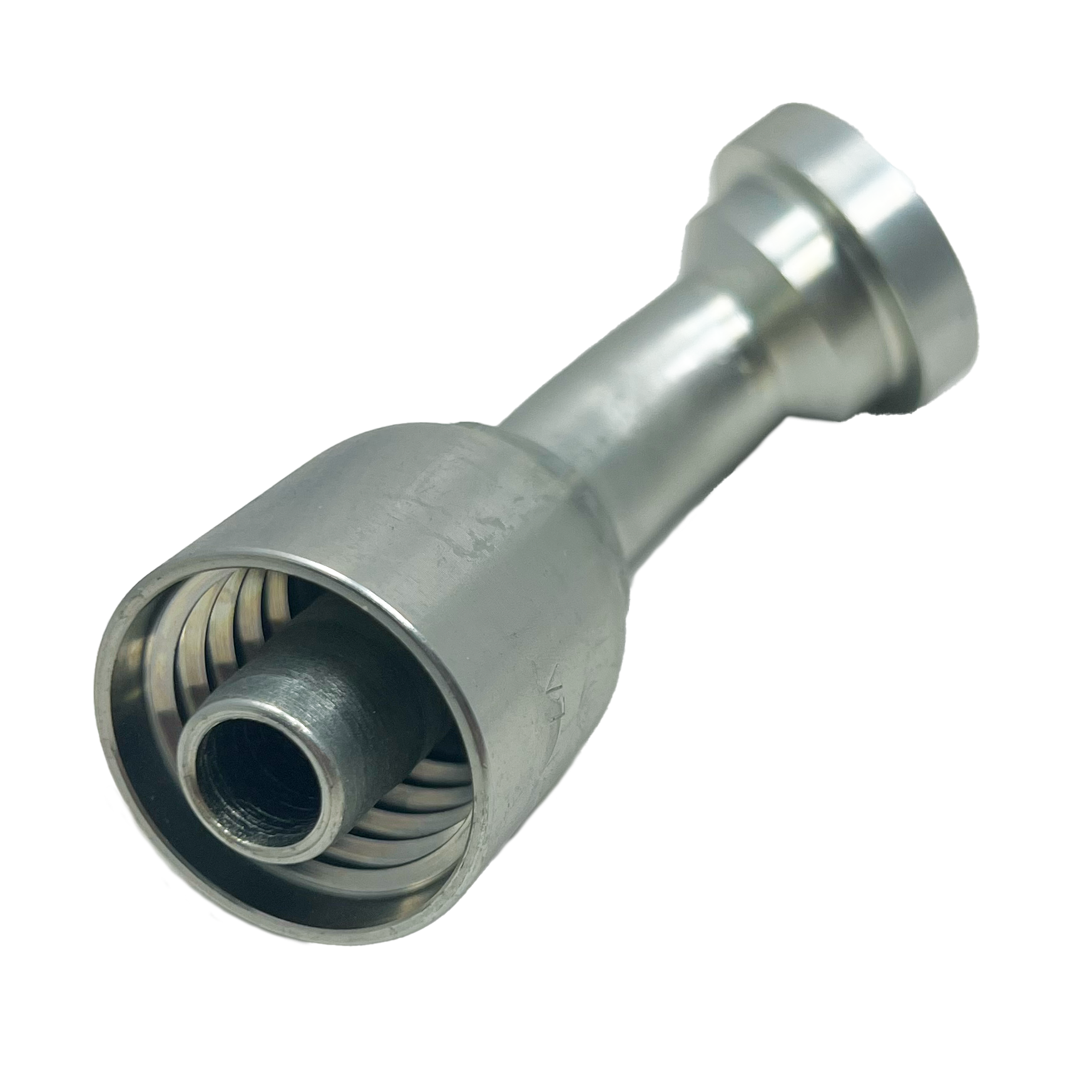 B2-FL45-0808: Continental Hose Fitting, 0.5 (1/2") Hose ID x 0.5 (1/2") Code 61, 45-Degree Connection