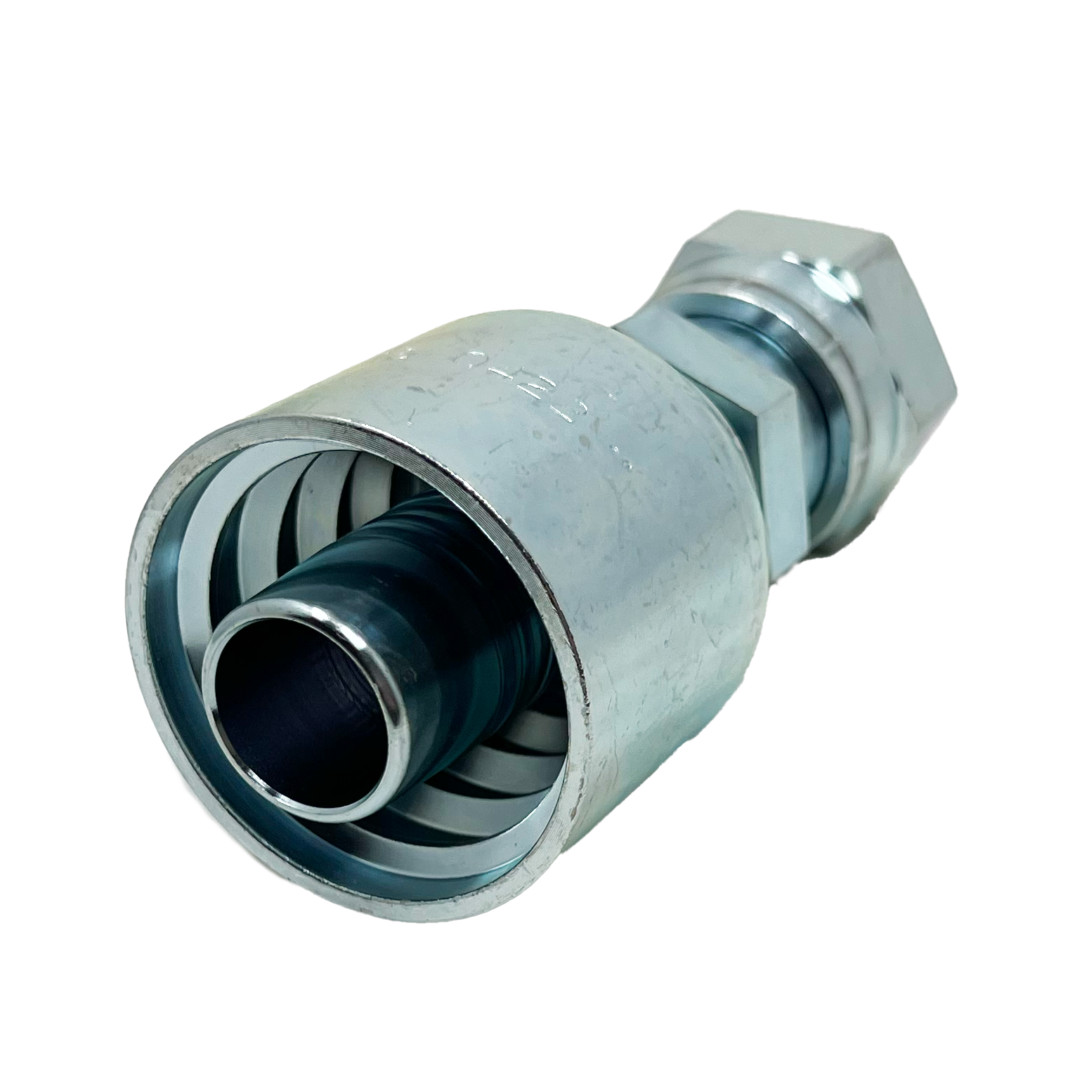 B2-OFFX-1612: Continental Hose Fitting, 1" Hose ID x 1-3/16-12 Female ORFS, Straight Swivel Connection