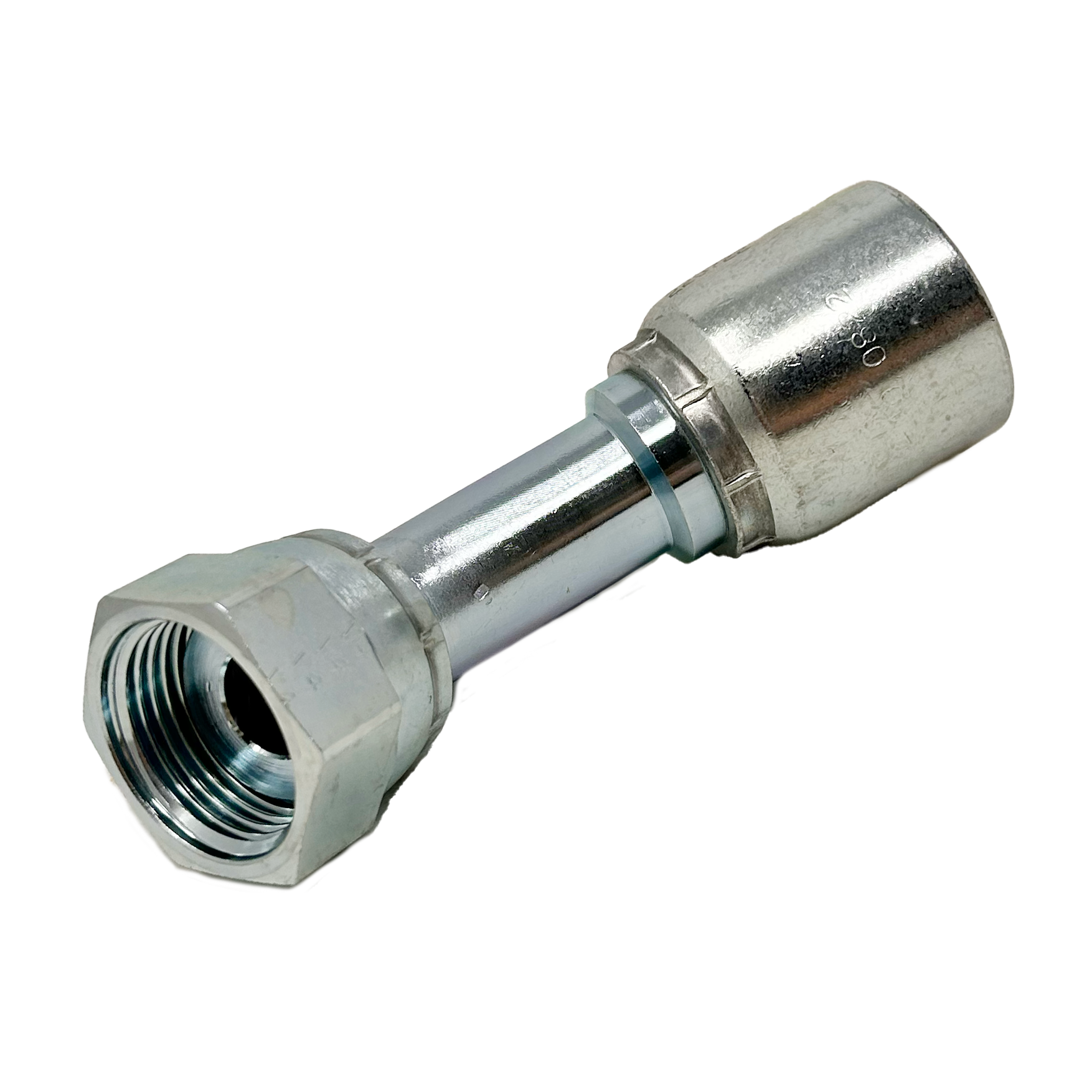 B2-OFFX45-1010: Continental Hose Fitting, 0.625 (5/8") Hose ID x 1-14 Female ORFS, 45-Degree Swivel Connection