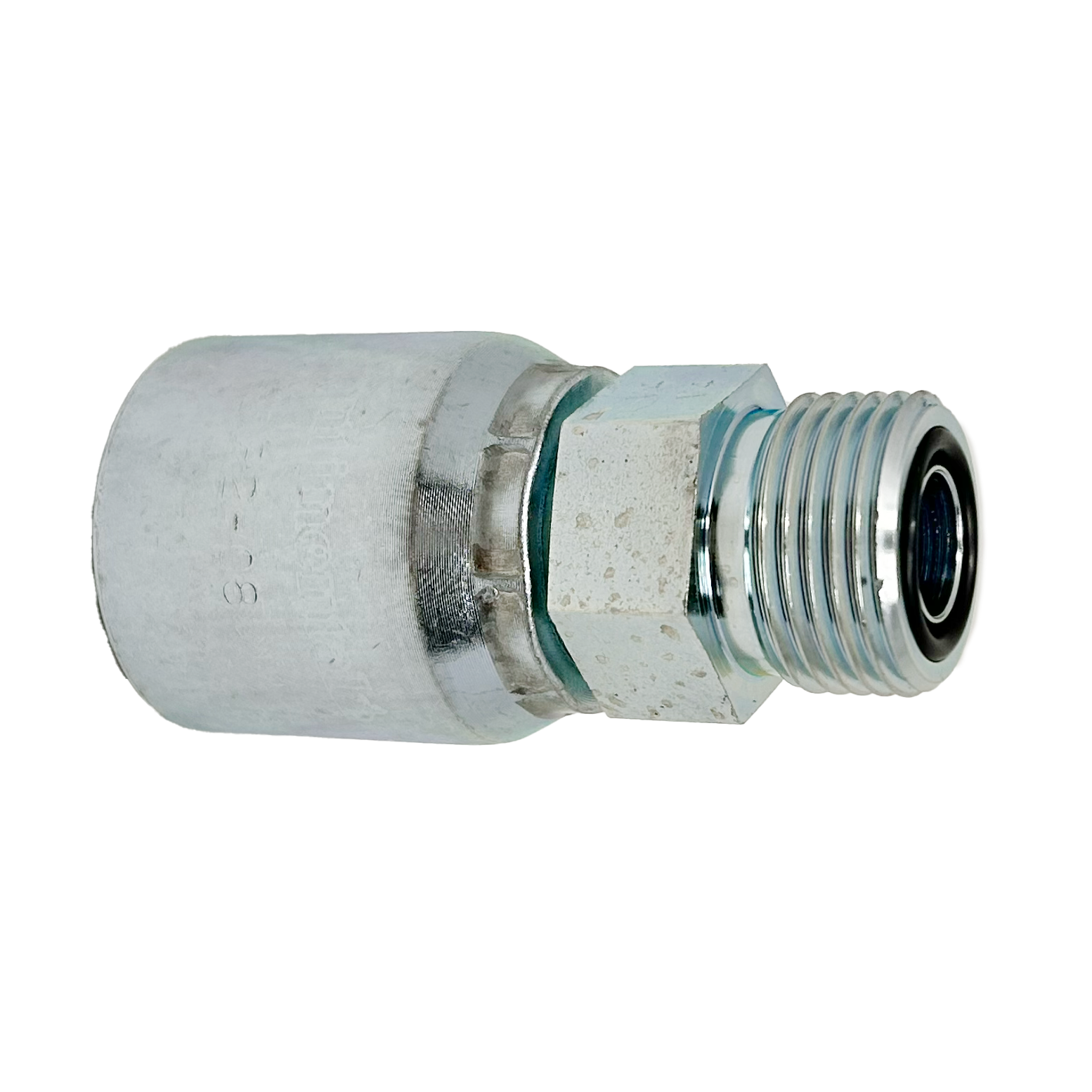 B2-OFM-0810: Continental Hose Fitting, 0.5 (1/2") Hose ID x 1-14 Male ORFS, Straight Rigid Connection