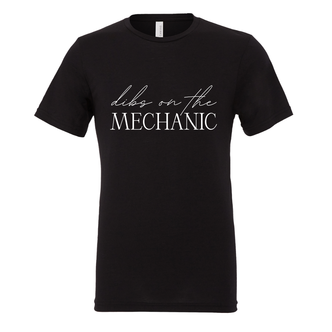 DIBS ON THE MECHANIC SHIRT - Stylish and Fun Hydraulic Themed T-Shirt - Fluid Power Fashion by OneHydraulics