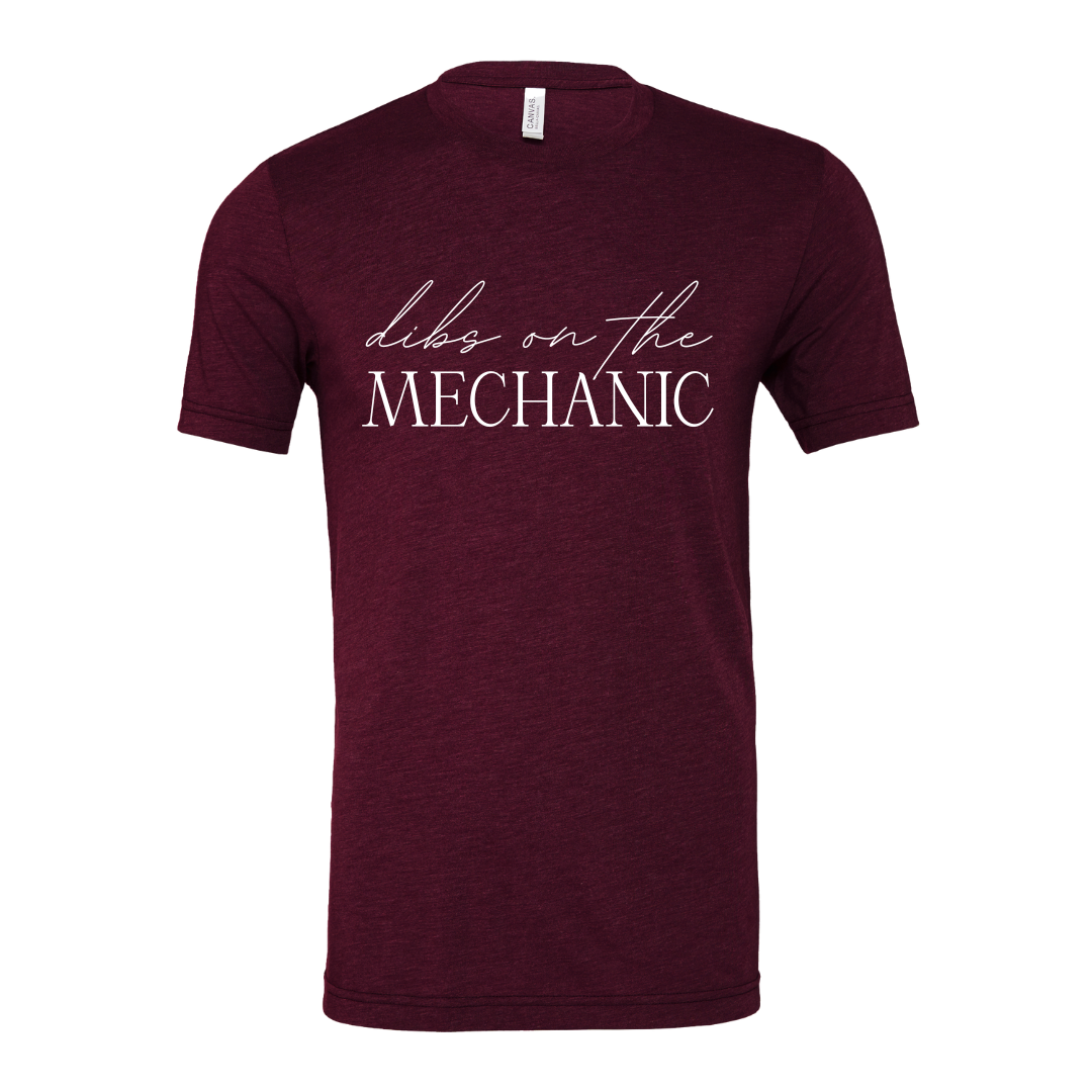 DIBS ON THE MECHANIC SHIRT - Stylish and Fun Hydraulic Themed T-Shirt - Fluid Power Fashion by OneHydraulics