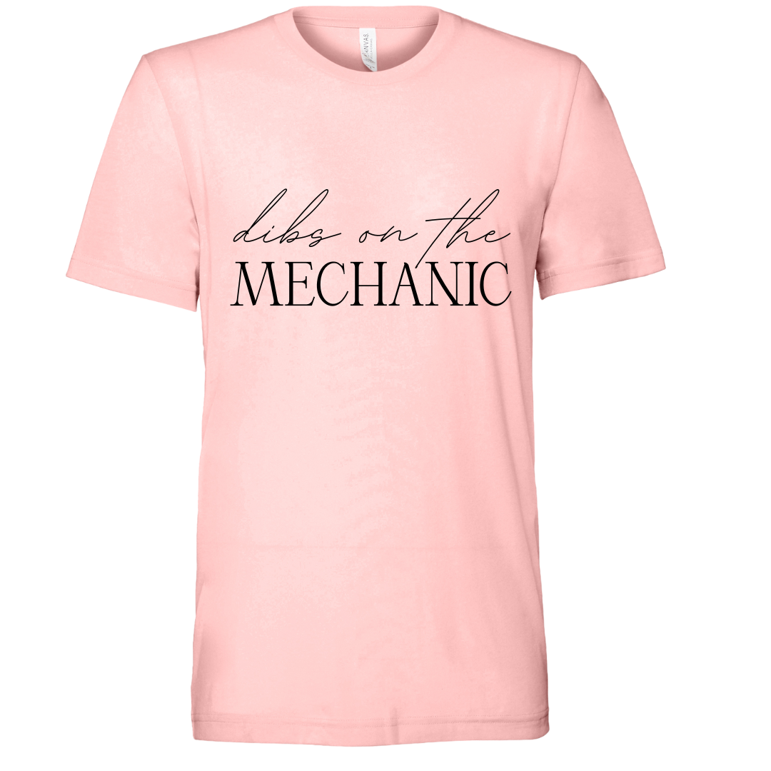 DIBS ON THE MECHANIC SHIRT - Stylish and Fun Hydraulic Themed T-Shirt - Fluid Power Fashion by OneHydraulics