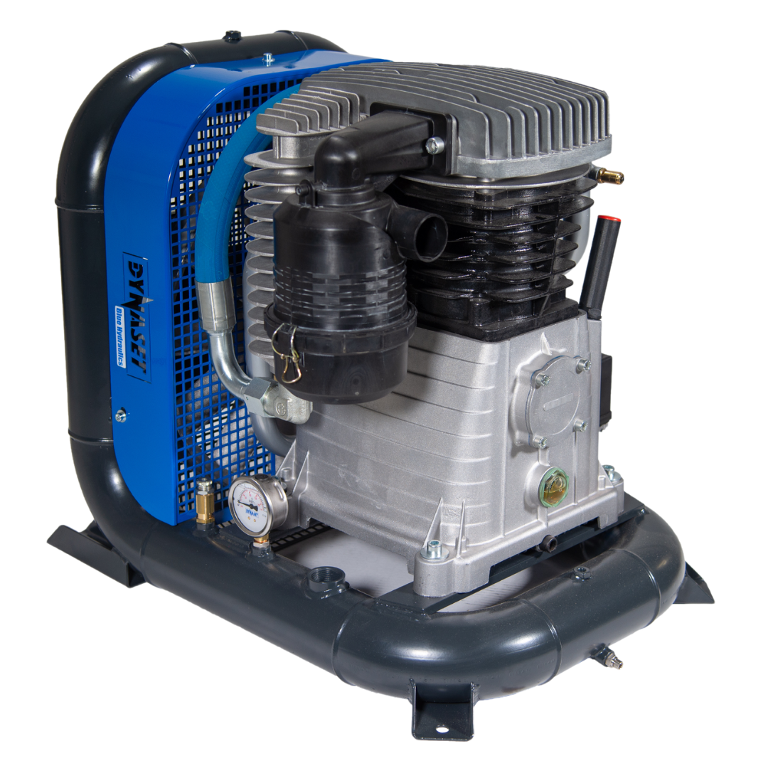 HK 1000/12-35-F-U : Dynaset Blue Air Hydraulic Piston Compressor, 264.2 GPM, 174psi, 3.43 Gallon (13L) Air Tank