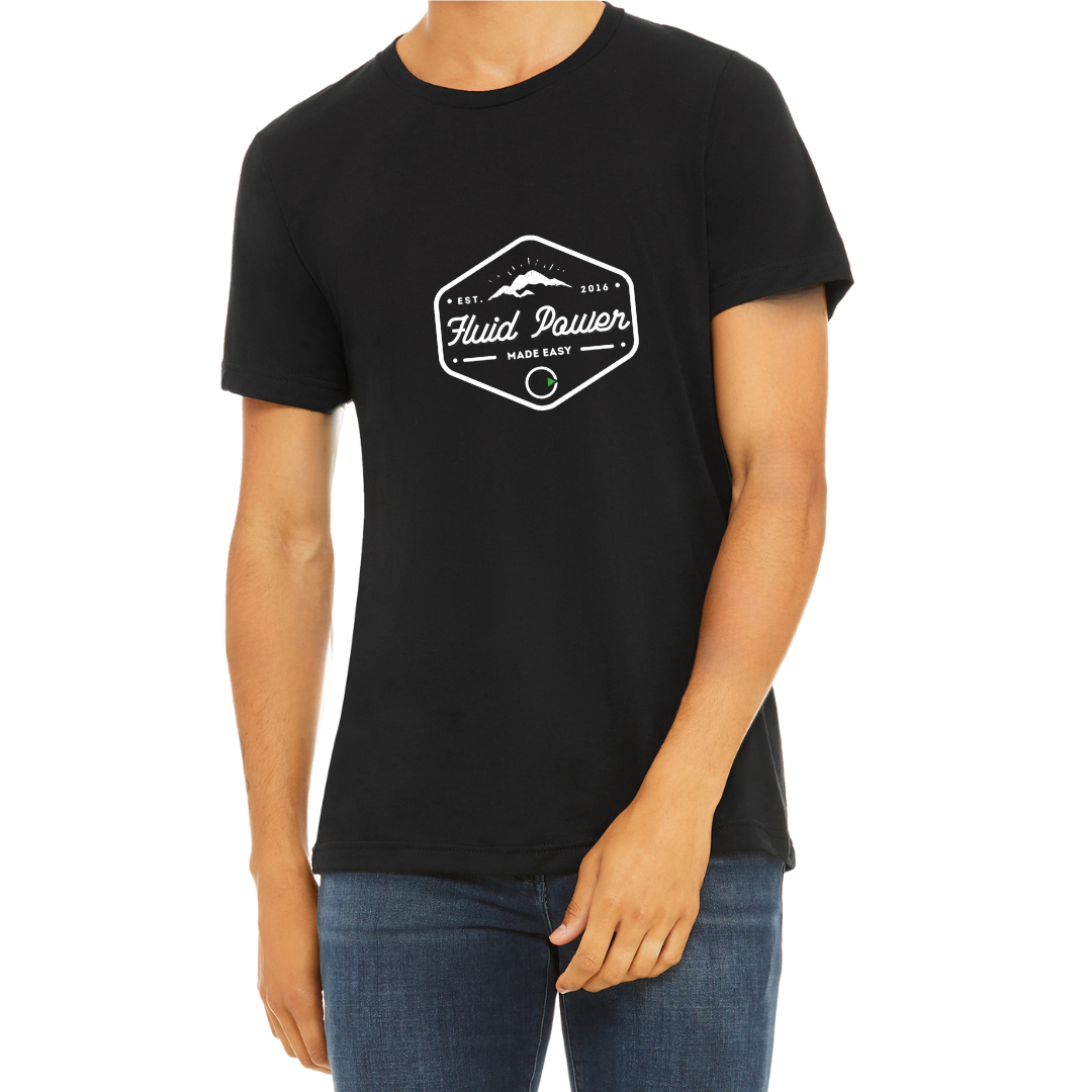 FLUID POWER MADE EASY SHIRT - Stylish and Fun Hydraulic Themed T-Shirt - Fluid Power Fashion by OneHydraulics