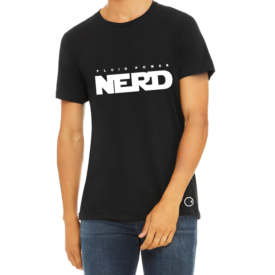 FLUID POWER NERD SHIRT - Stylish and Fun Hydraulic or Pneumatic Themed T-Shirt - Fluid Power Fashion by OneHydraulics