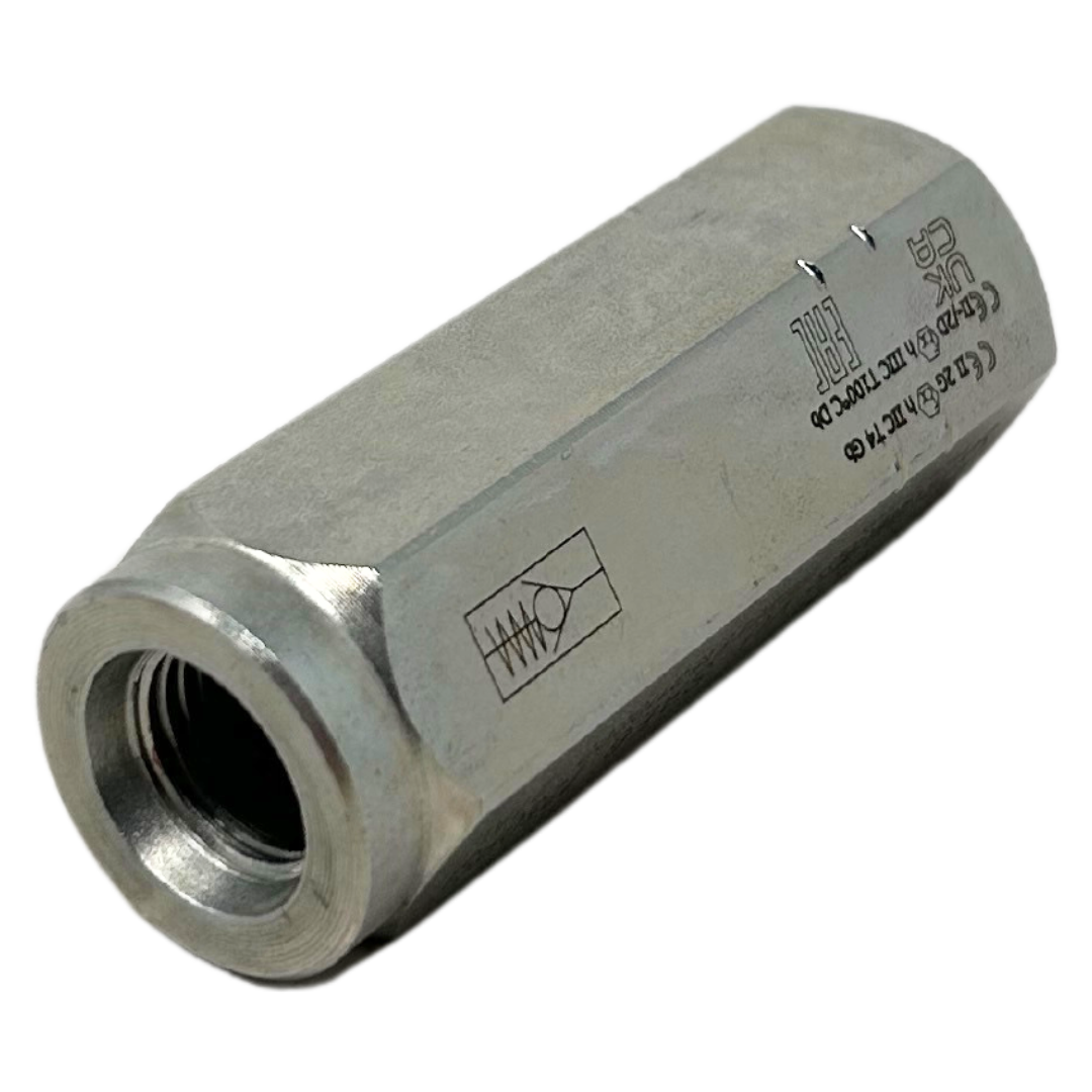 VU SAE6 DN10 1111 7250PSI : Gemels Check Valve, -6 SAE (3/8), 7250psi rated, Carbon Steel