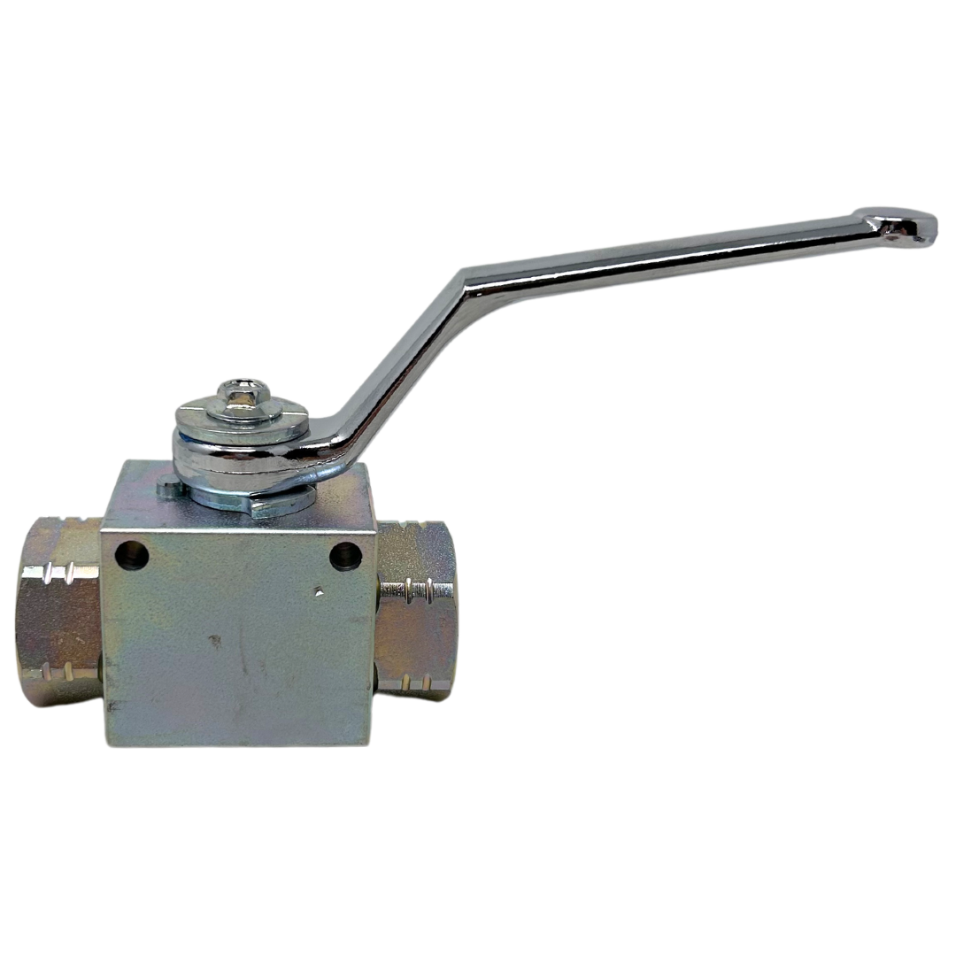 GE2 SAE6 3/8 DN10 1111AB 7250PSI : Gemels Ball Valve, 2-Way, 7250psi, -6 SAE (3/8), Carbon Steel