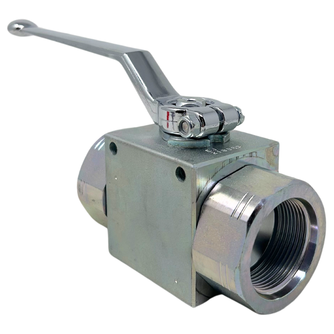 GE2 SAE20R 1 1/4 DN25 1111AB 5075PSI : Gemels Ball Valve, 2-Way, 5075psi, -20 SAE (1.25), Carbon Steel