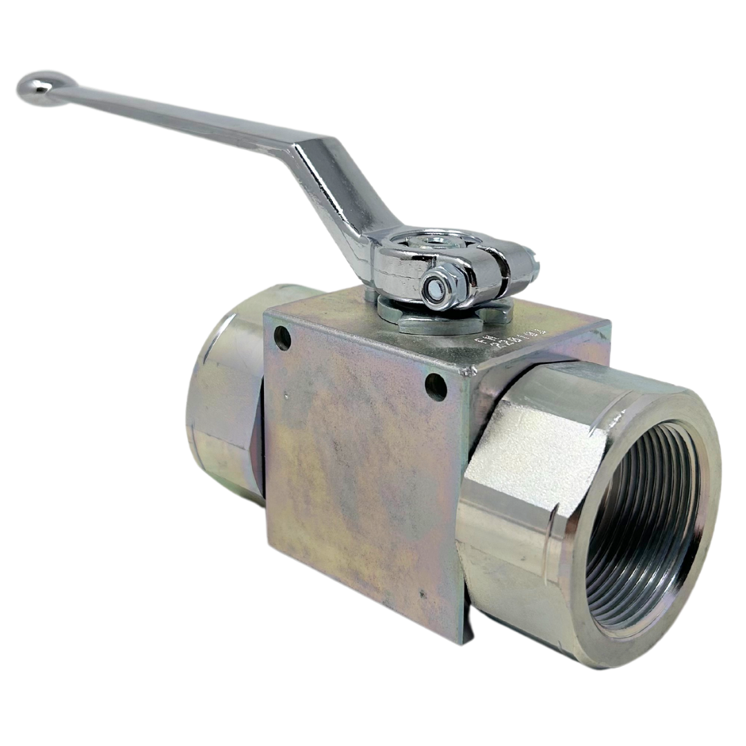 GE2 N1 1/2 R DN25 1111AB 5075PSI : Gemels Ball Valve, 2-Way, 5075psi, 1.5 NPT, Carbon Steel