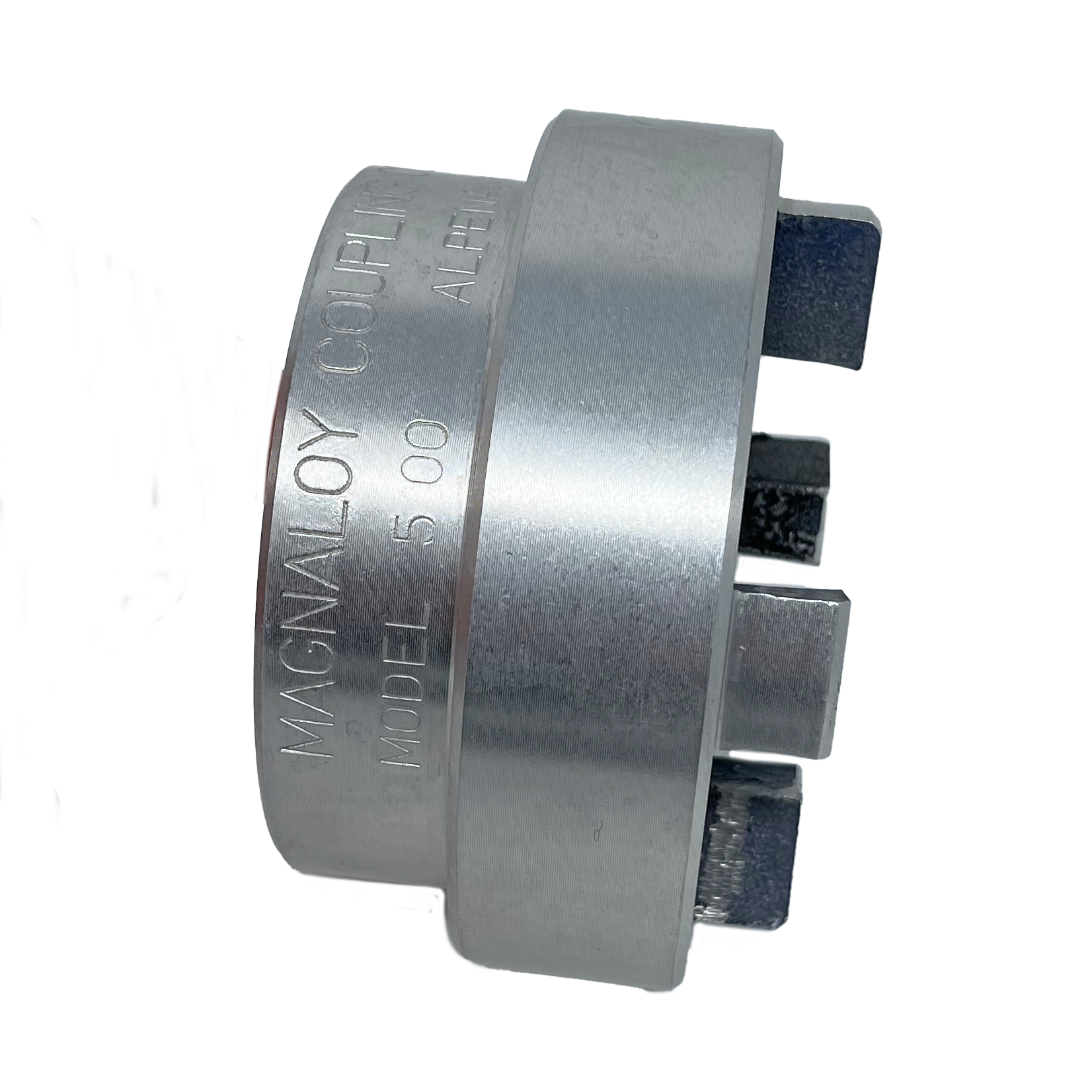 500 1-7/8BX1/2K  : Magnaloy 500 HUB 1-7/8 BORE X 1/2 KEY W/DBL SET SCREW AT 45DEG, M50012816DSS45 *CUSTOM NON RETURNABLE*