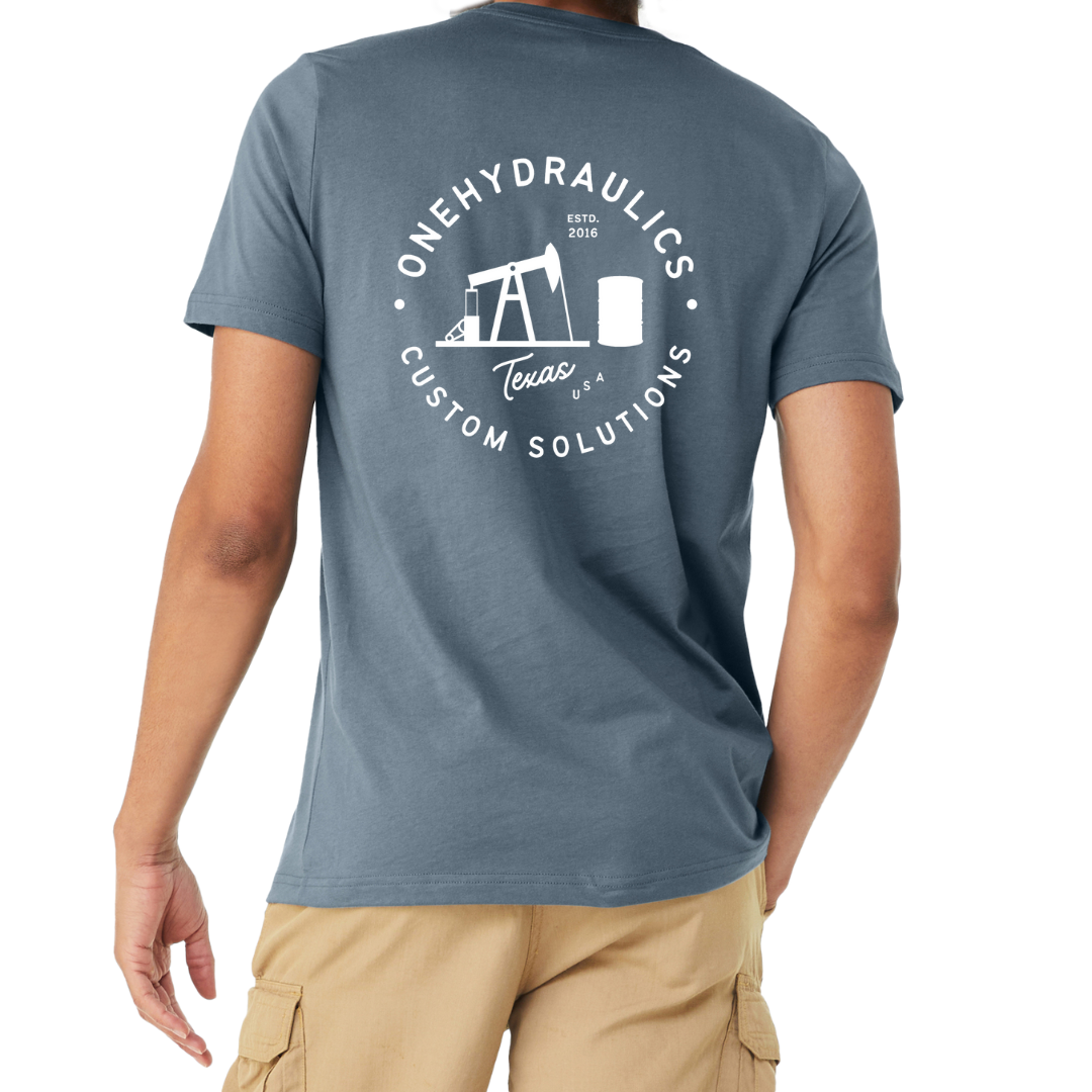 OILFIELD SOLUTIONS SHIRT - Stylish and Fun Hydraulic Themed T-Shirt - Fluid Power Fashion by OneHydraulics