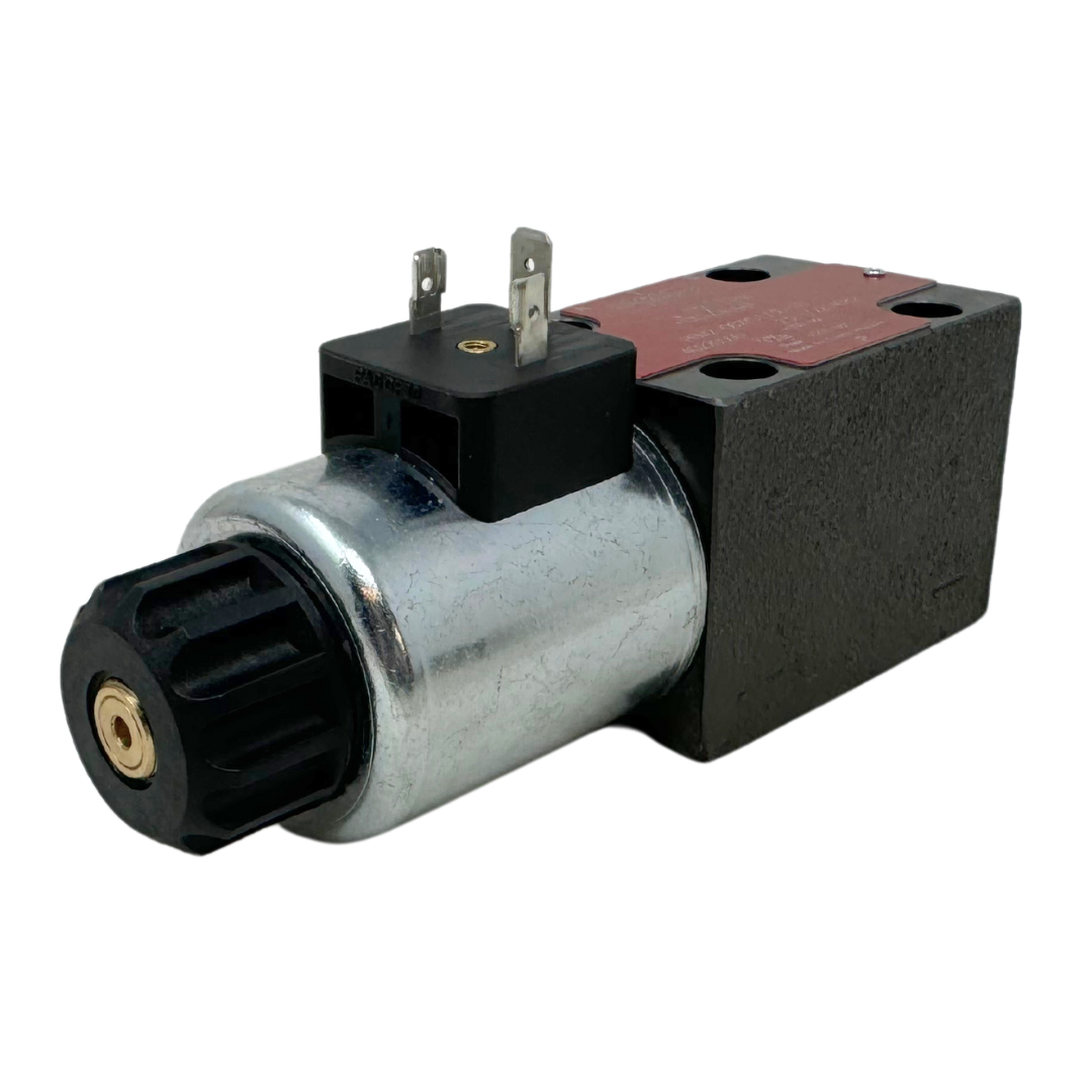 PRM2-062Z51/30-24E1K1 : Argo Hytos D03 Proportional Directional Valve, 7.9GPM Nominal Flow, 5100psi, 2P4W, 24VDC DIN Coils, All Ports Blocked, Coil Side A, No Onboard Electronics