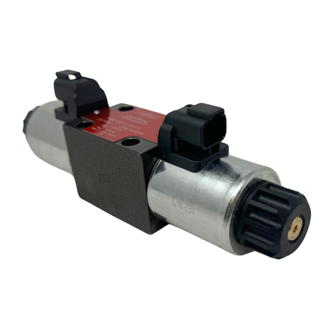 PRM2-063Z11/15-24E12A : Argo Hytos D03 Proportional Directional Valve, 4GPM Nominal Flow, 5100psi, 3P4W, 24VDC Deutsch Coils, All Ports Blocked, No Onboard Electronics