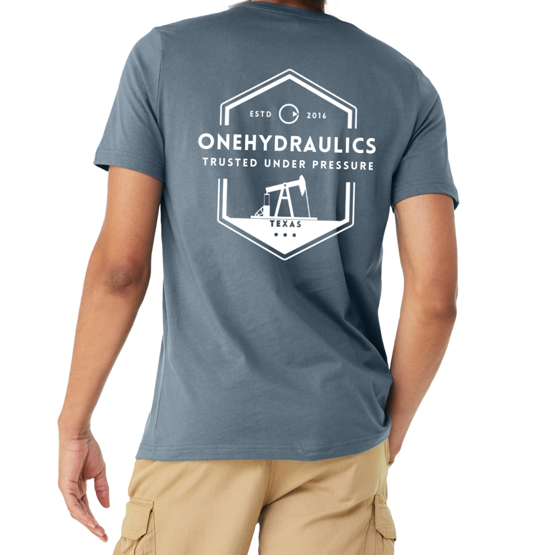 TRUSTED UNDER PRESSURE SHIRT - Stylish and Fun Hydraulic Themed T-Shirt - Fluid Power Fashion by OneHydraulics