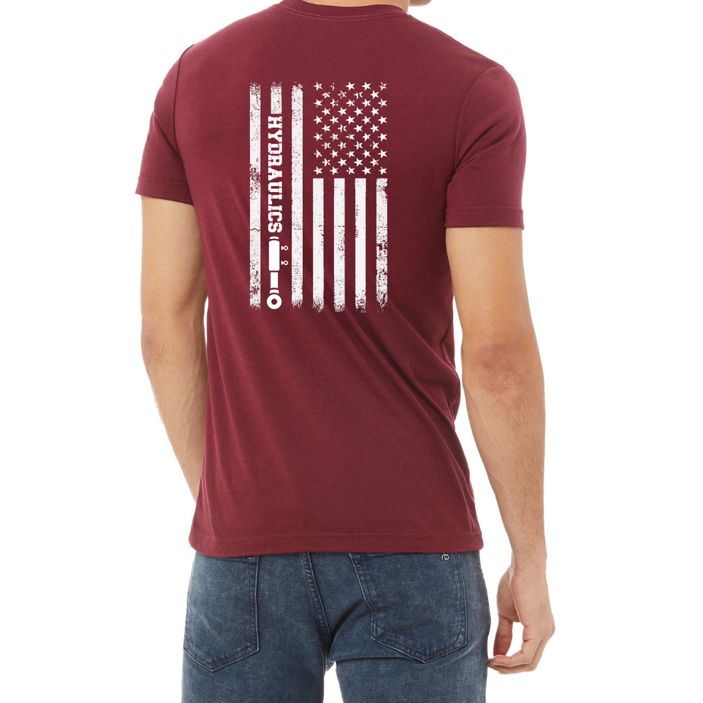 AMERICAN HYDRAULIC CYLINDER SHIRT - Stylish and Fun Hydraulic Themed T