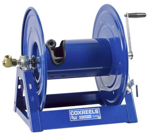 1125-6-75 : Coxreels 1125-6-75 Hand Crank Hose Reel, 1" ID, 75' capacity, NO HOSE, 3000psi