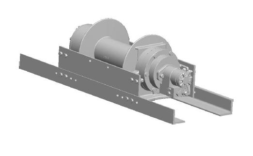 20BCX4L6G : DP Winch, 20,000lb Bare Drum Pull, 47.5" Extended Base only, Air/Hyd Kickout, CCW, Less than 20GPM Motor, 5.5" Barrel x 13.19" Length x 12.75" Flange