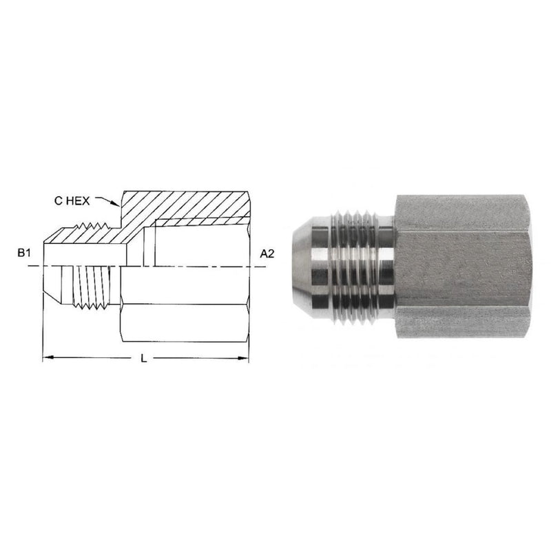 3/8 Tube O.D. x 1 NPT Male Connector Tube Fitting – Alabama Industrial  Products