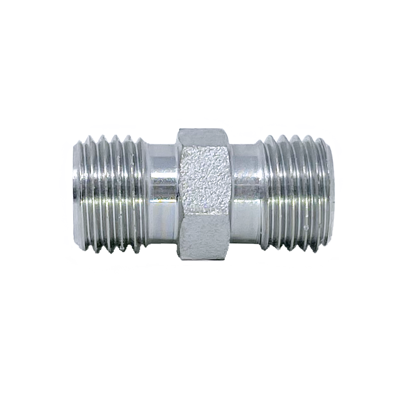 5000S-20-16 : Adaptall Straight Adapter, Male S20 DIN Tube x Male S16 DIN Tube, Carbon Steel, Heavy Duty