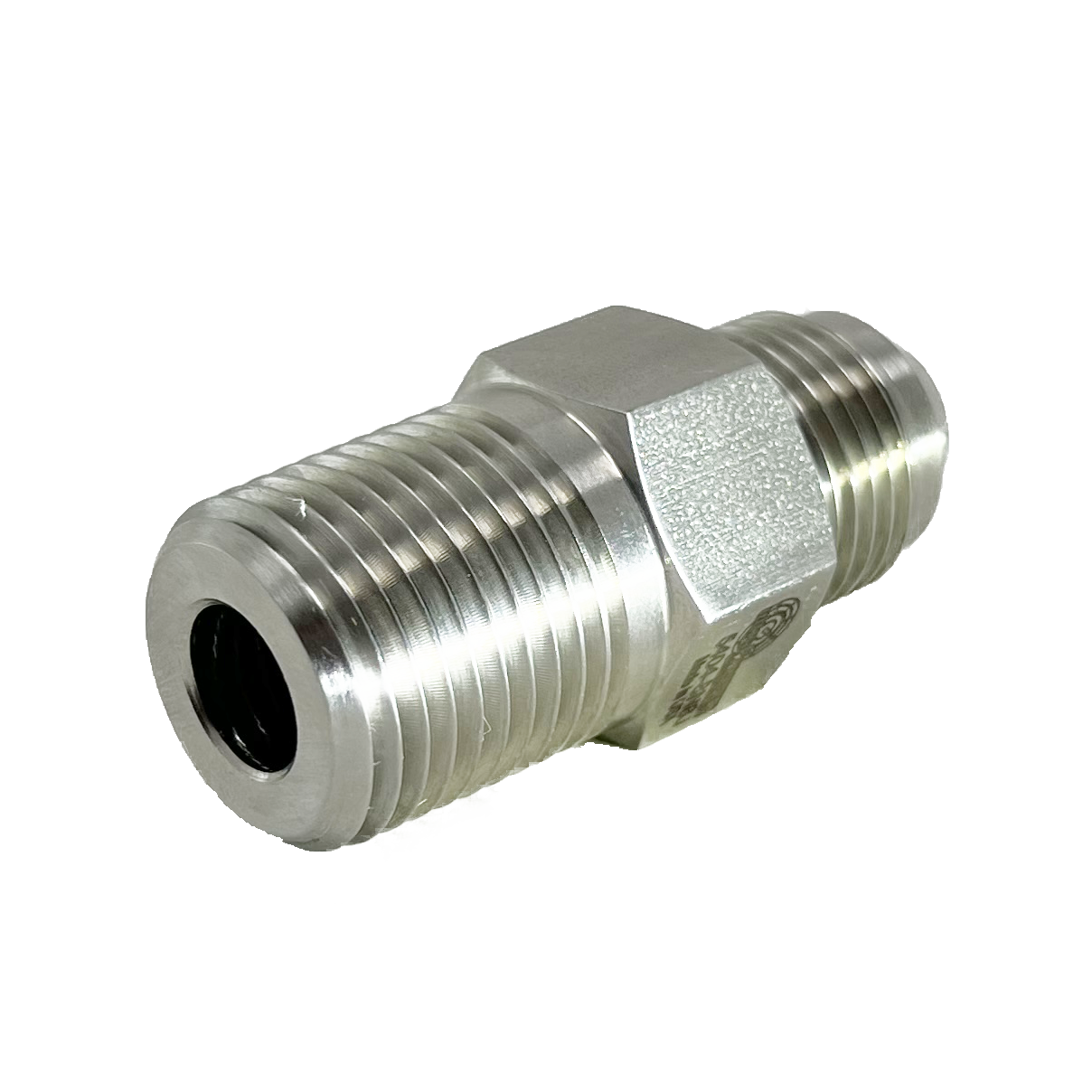 5404-16N12J : UPC 1" Male NPT x 3/4" Male JIC, Stainless Steel, 10,000psi