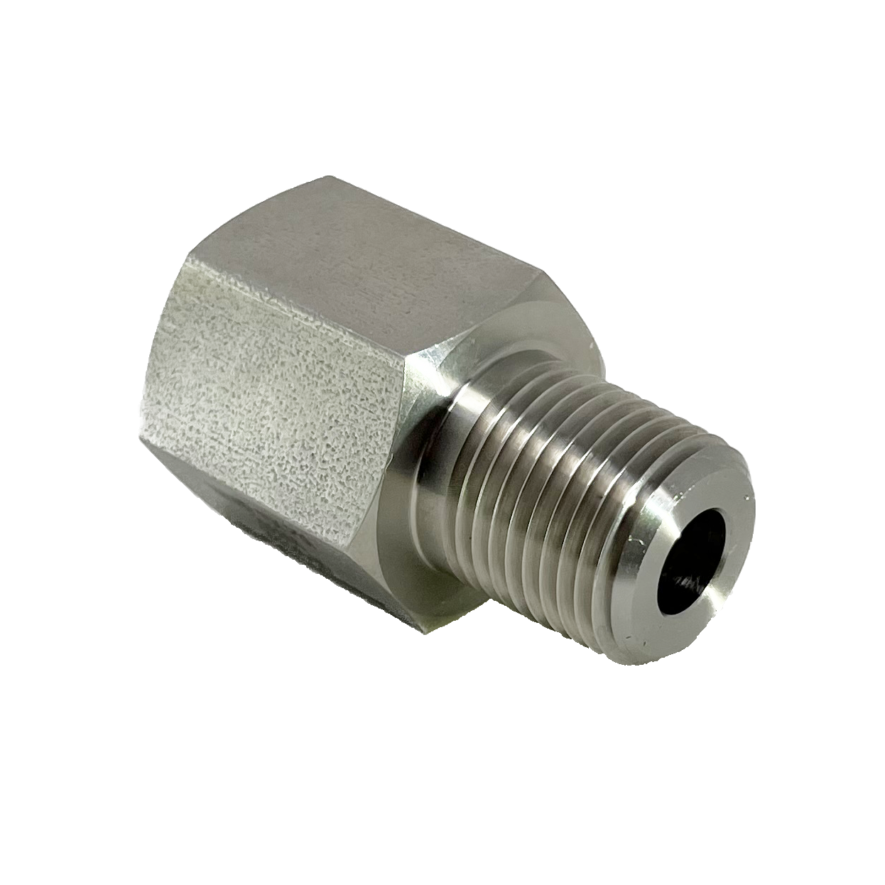 5406-4N8N : UPC 1/4" Female NPT x 1/2" Male NPT, Stainless Steel, 15,000psi