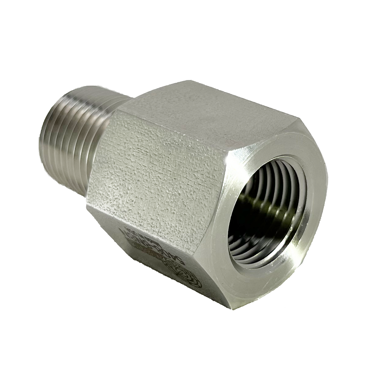 5406-4N8N : UPC 1/4" Female NPT x 1/2" Male NPT, Stainless Steel, 15,000psi