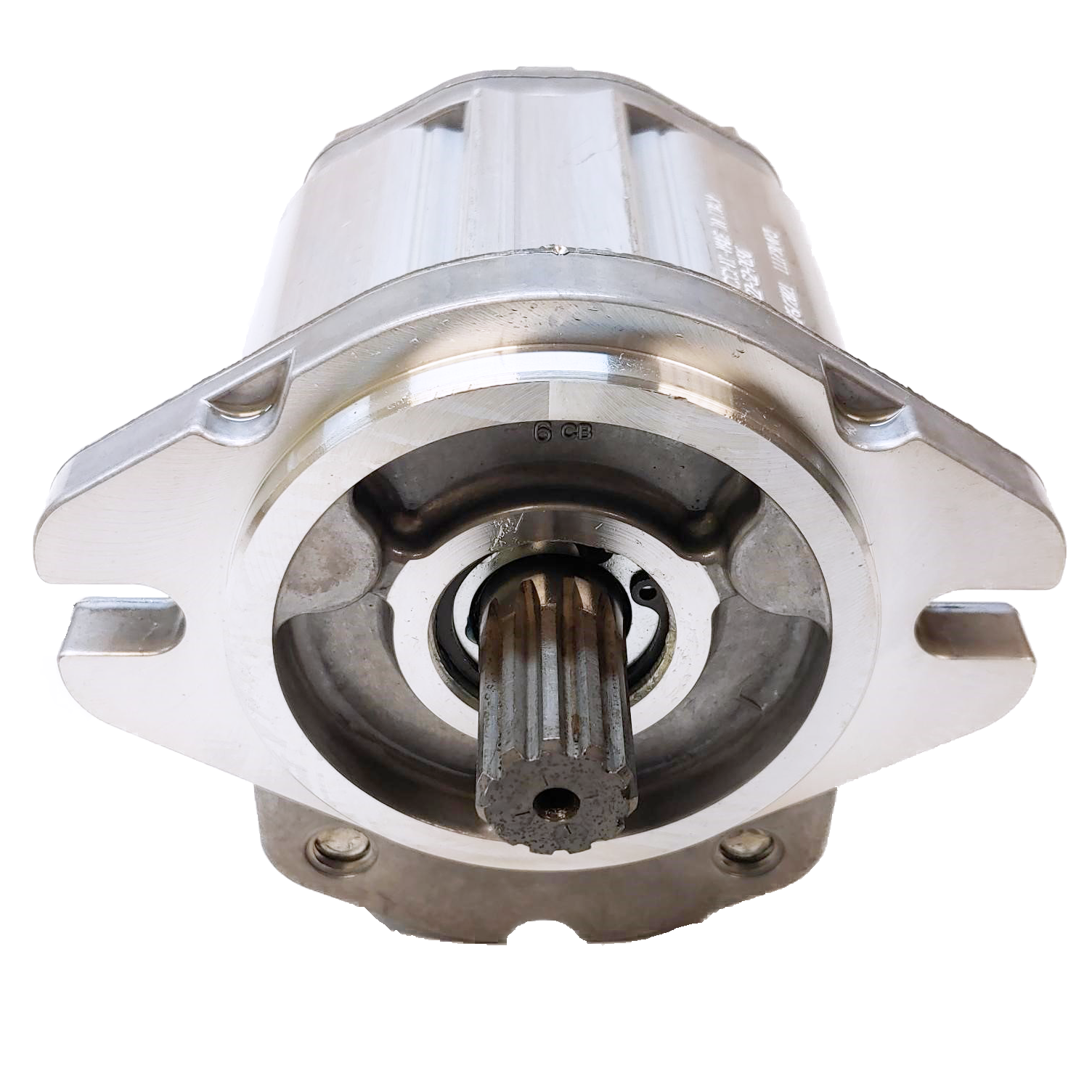 ALM2A-R-34-S1-E2 : Marzocchi Gear Motor, Bidirectional, 23.7cc, 2610psi rated, 2000RPM, 0.75 (3/4") #12 SAE ports, 9T 16/32DP Splined Shaft