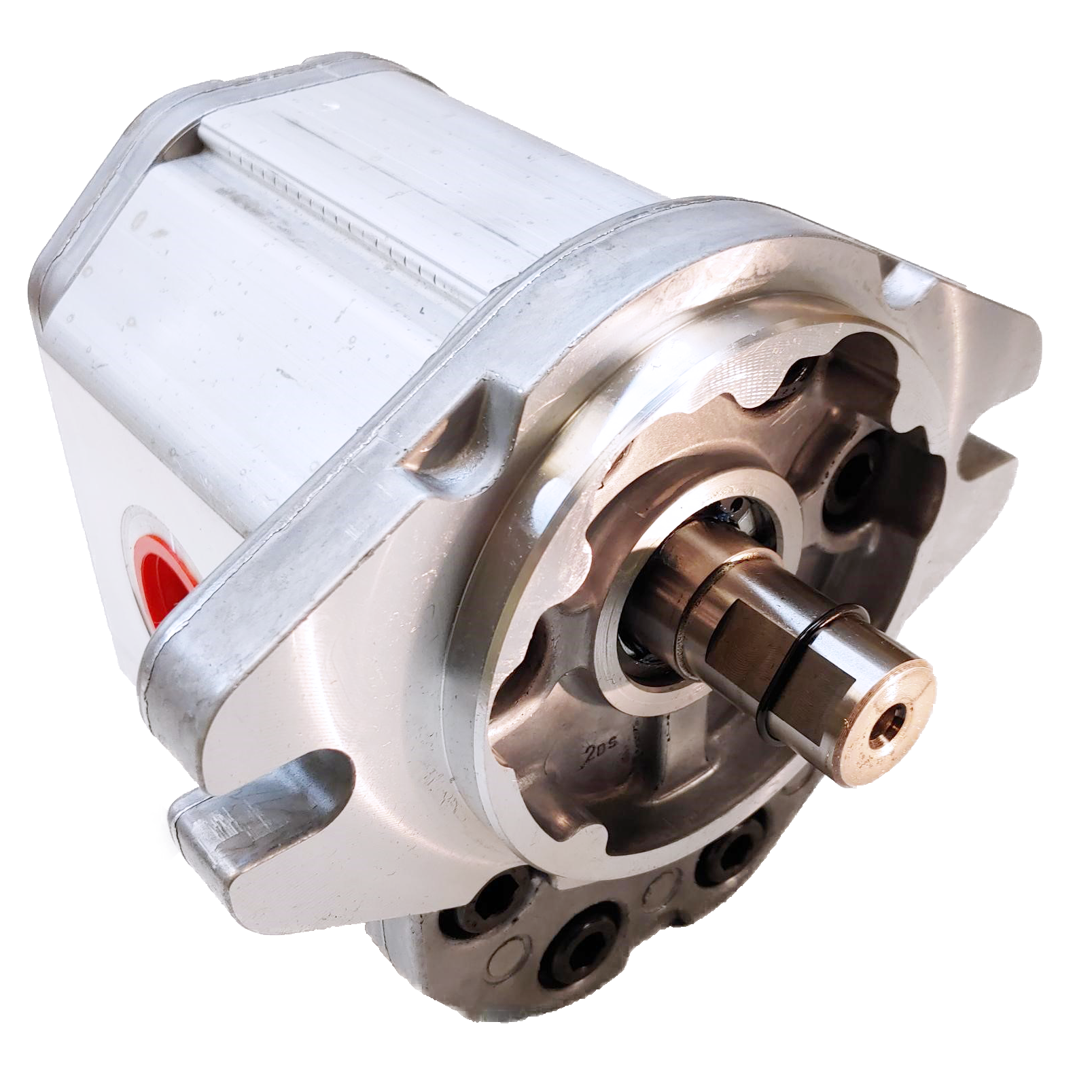 ALM3A-R-80-FA-E4 : Marzocchi Gear Motor, Bidirectional, 52cc, 2900psi rated, 2500RPM, 1.25" (#20) SAE ports, 7/8" Bore x 1/4" Keyed Shaft (SAE B)