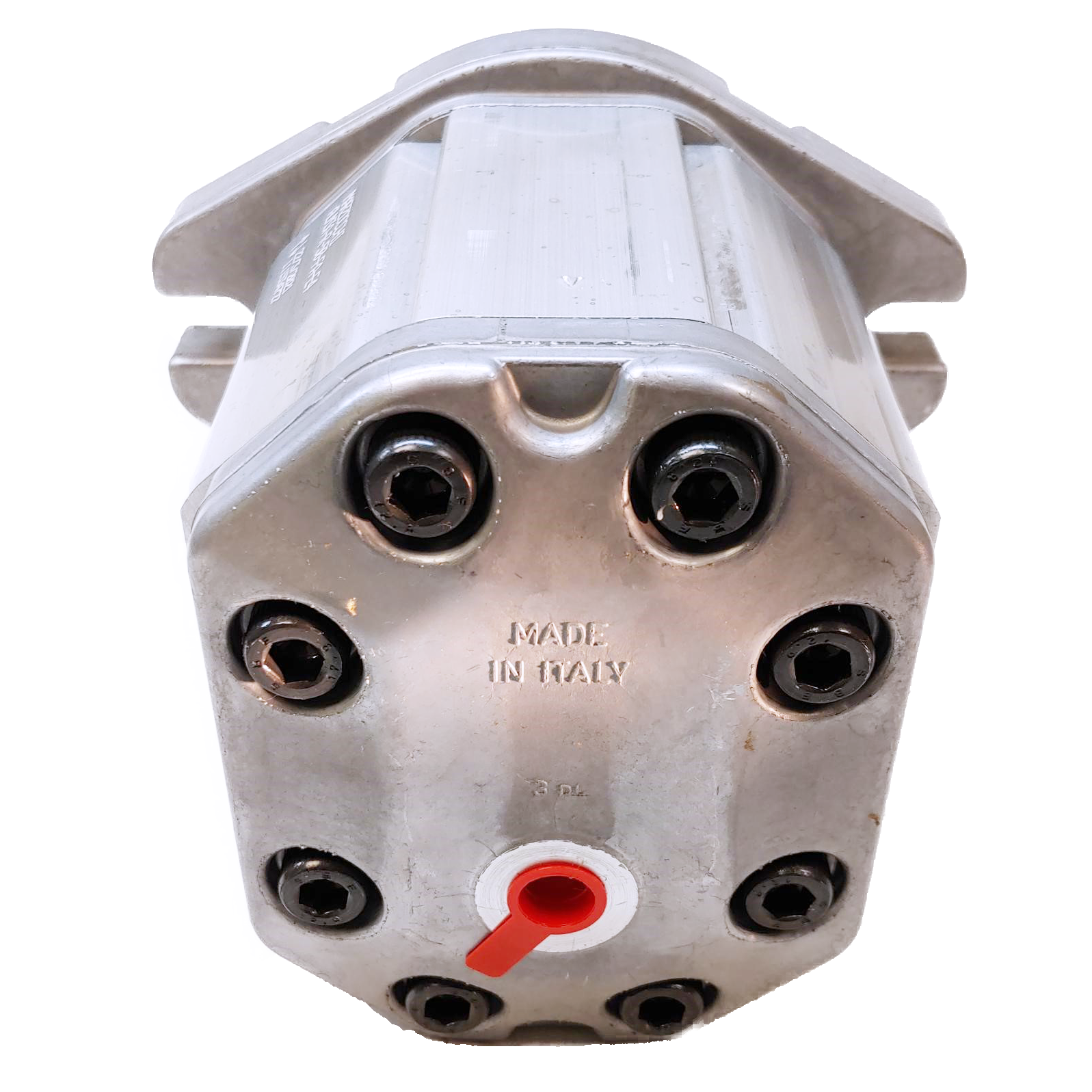 ALM3A-R-80-S1-FA-E4 : Marzocchi Gear Motor, Bidirectional, 52cc, 2900psi rated, 2500RPM, 1.25" (#20) SAE ports, 9T 16/32DP Splined Shaft