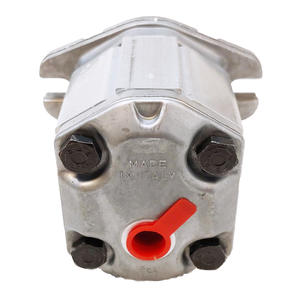 ALM1A-R-5-S1-E2 : Marzocchi Gear Motor, Bidirectional, 3.5cc, 3625psi rated, 5000RPM, 0.5 (1/2") #8 SAE ports, 9T 20/40DP Splined Shaft