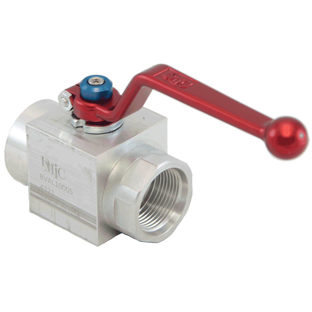 BVAL-0375N-4321 : DMIC Suction Ball Valve, 3/8 NPT, Aluminum, 600psi,  Two-Way