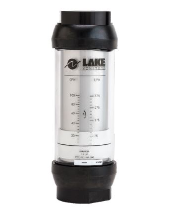 B5A-6WW-50RF : AW-Lake 3500psi Aluminum Flow Meter for Water, 1.25" BSPP, 6 to 50 GPM