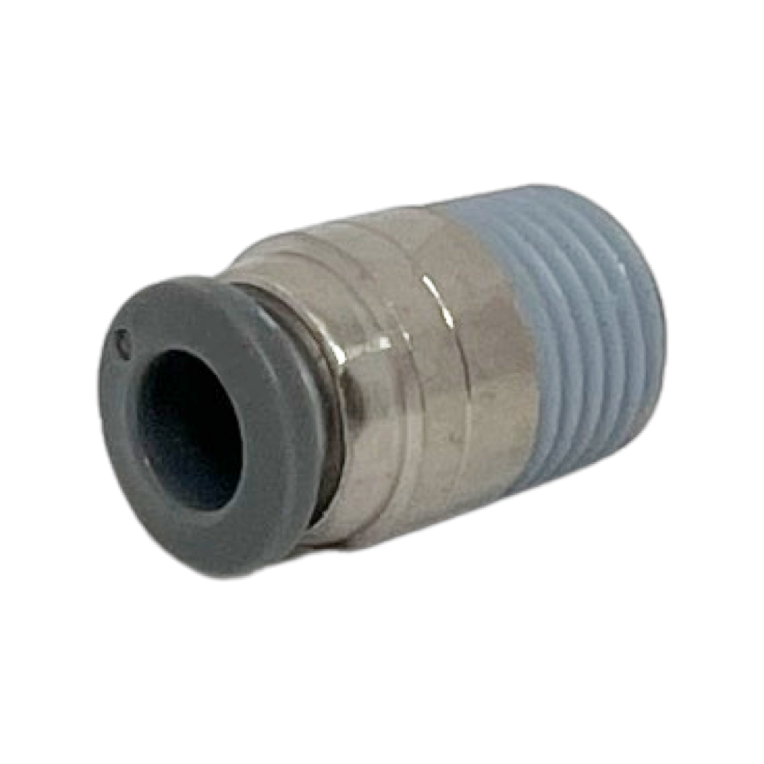 C242A0518-10PACK : Norgren Straight adapter (internal hex only), 5/16 tube O/D, 1/8 NPT thread