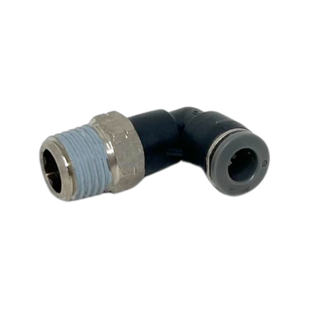 C24470428-10PACK : Norgren 90-Degree Swivel Elbow, 1/4 tube O/D, 1/4 NPT thread