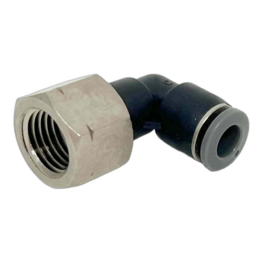 C24480210-10PACK : Norgren 90-Degree Swivel Elbow Adapter, 5/32 tube O/D, 10/32 UNF thread